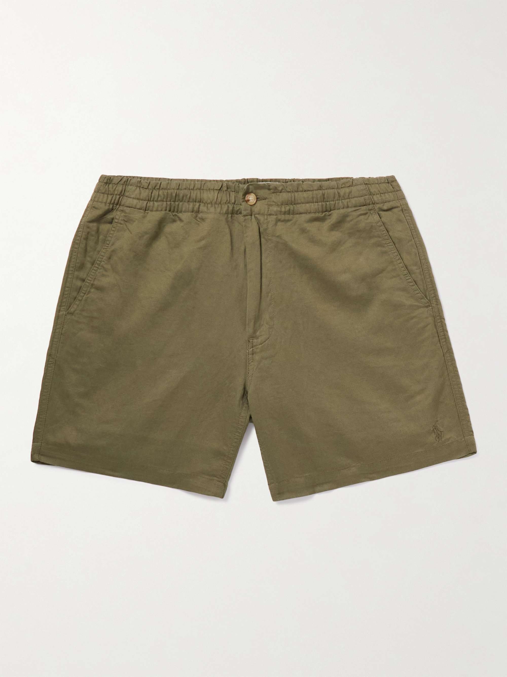 POLO RALPH LAUREN Prepster Straight-Leg Linen-Blend Shorts | MR PORTER