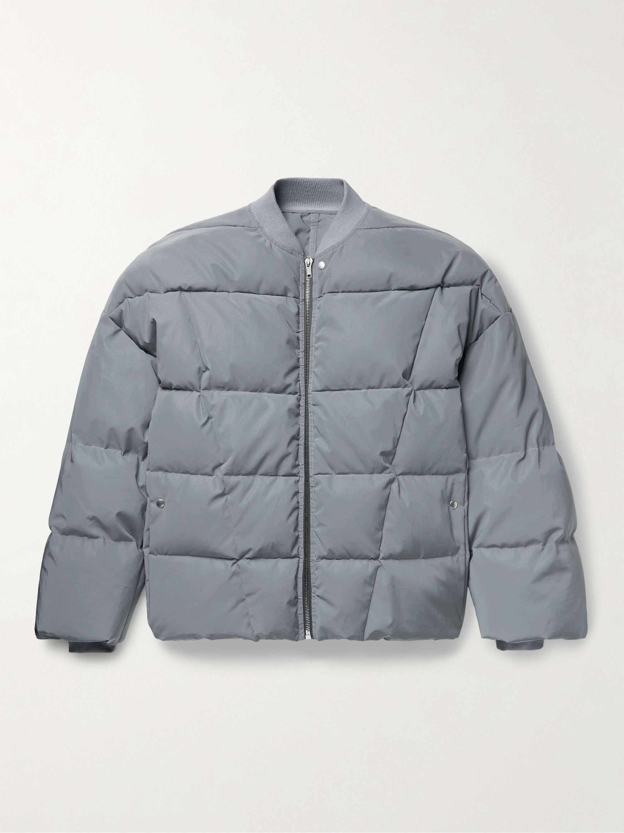 Reflex Oversized Quilted Reflective Shell Down Jacket