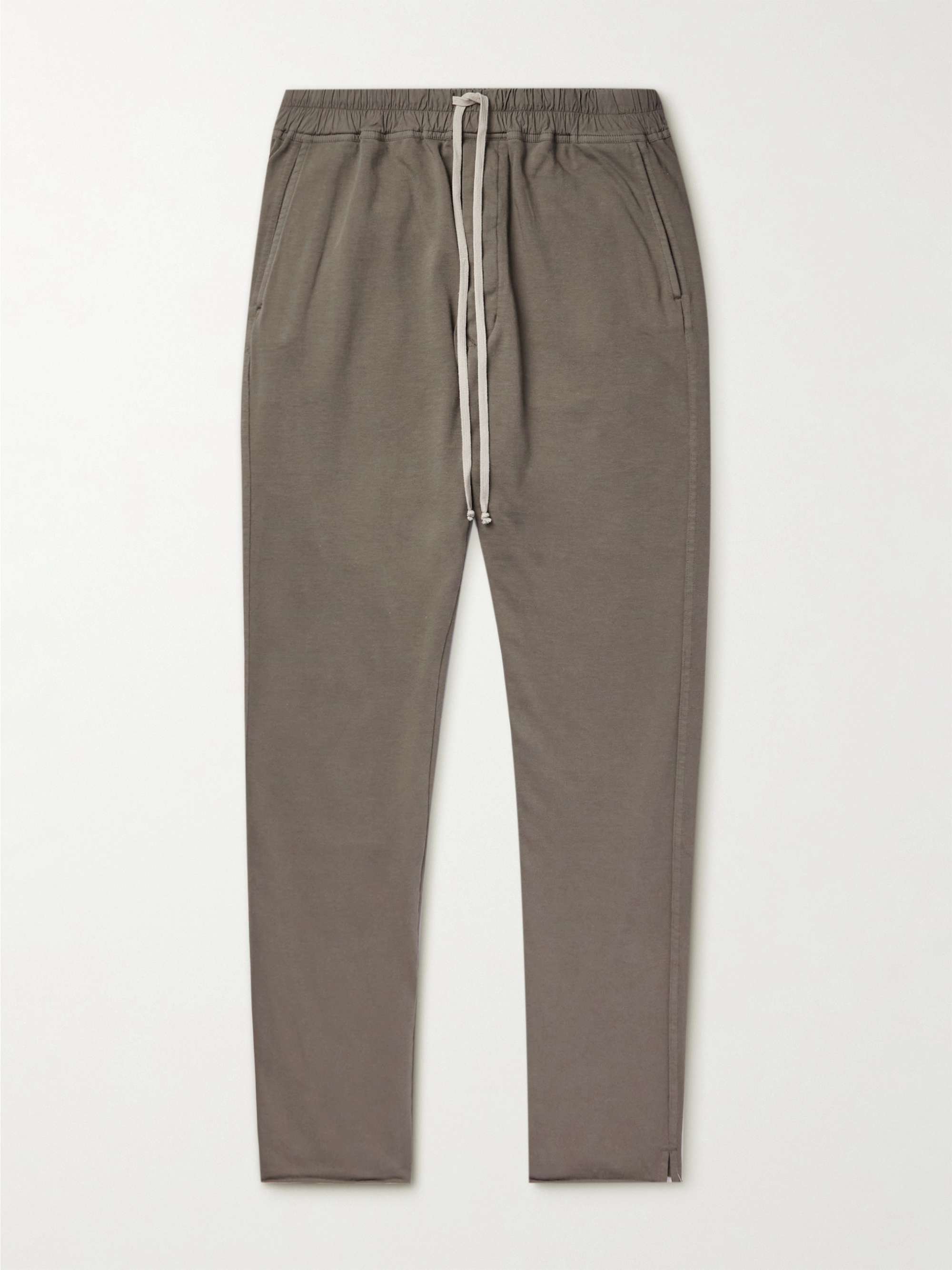 Berlin Slim-Fit Tapered Cotton-Jersey Drawstring Trousers
