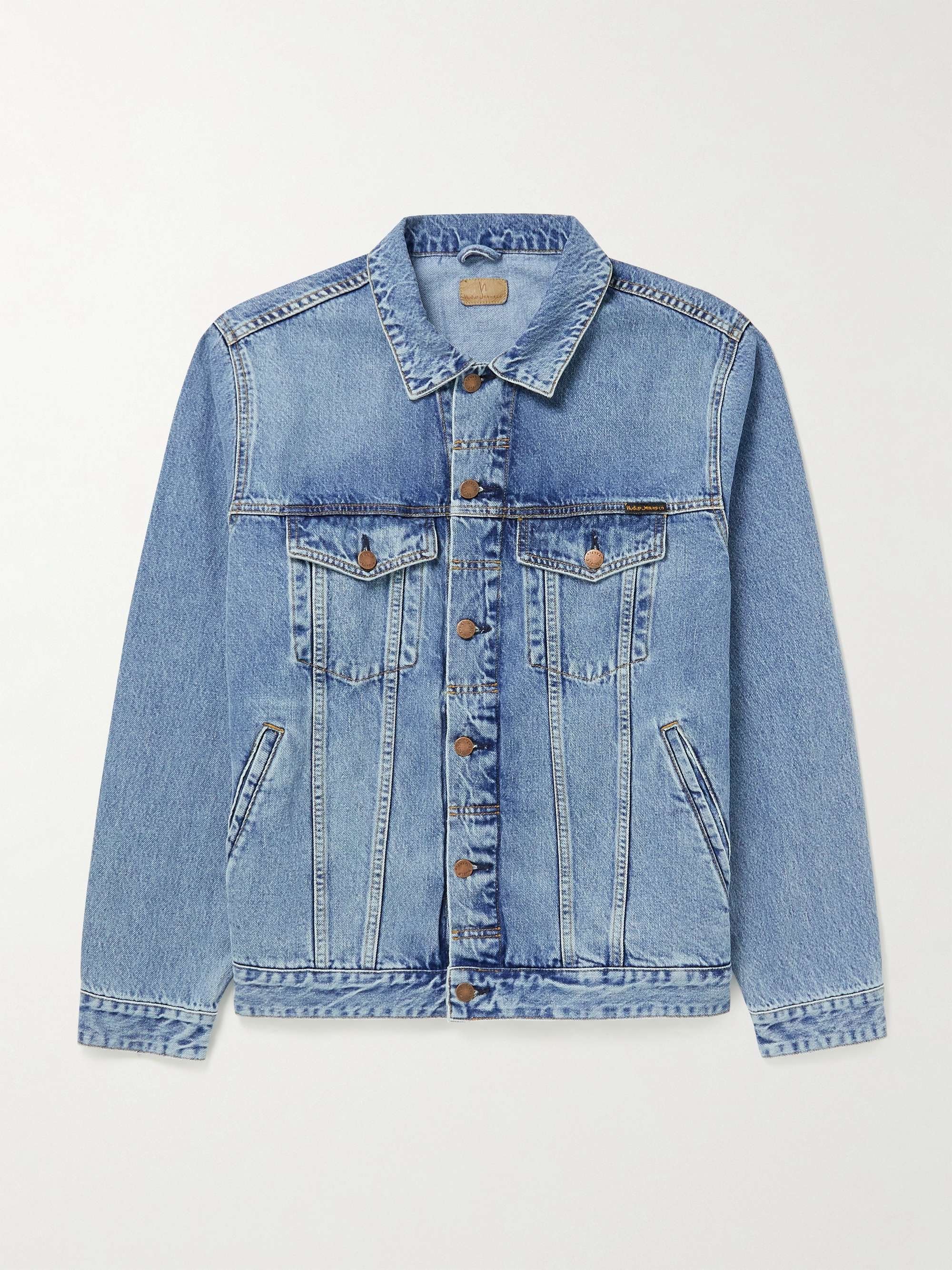 NUDIE JEANS Jerry Organic Denim Jacket for Men | MR PORTER