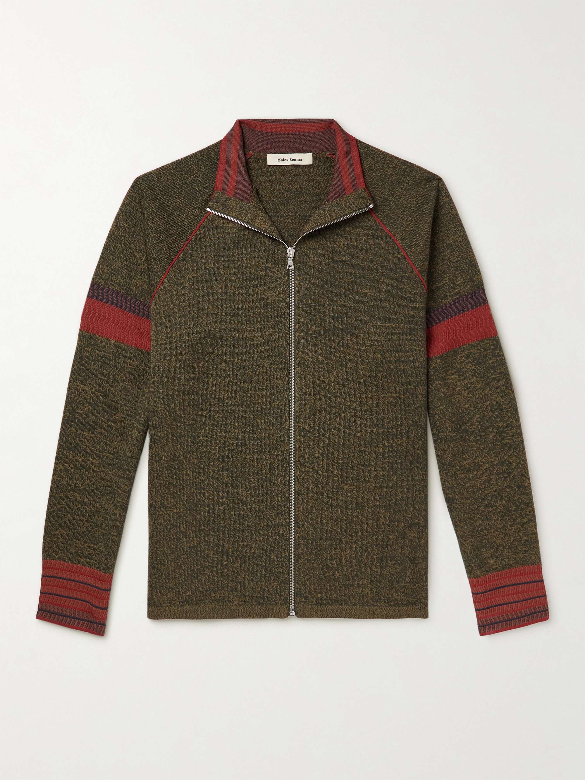 WALES BONNER Full zip-up knit | www.felosotec.com