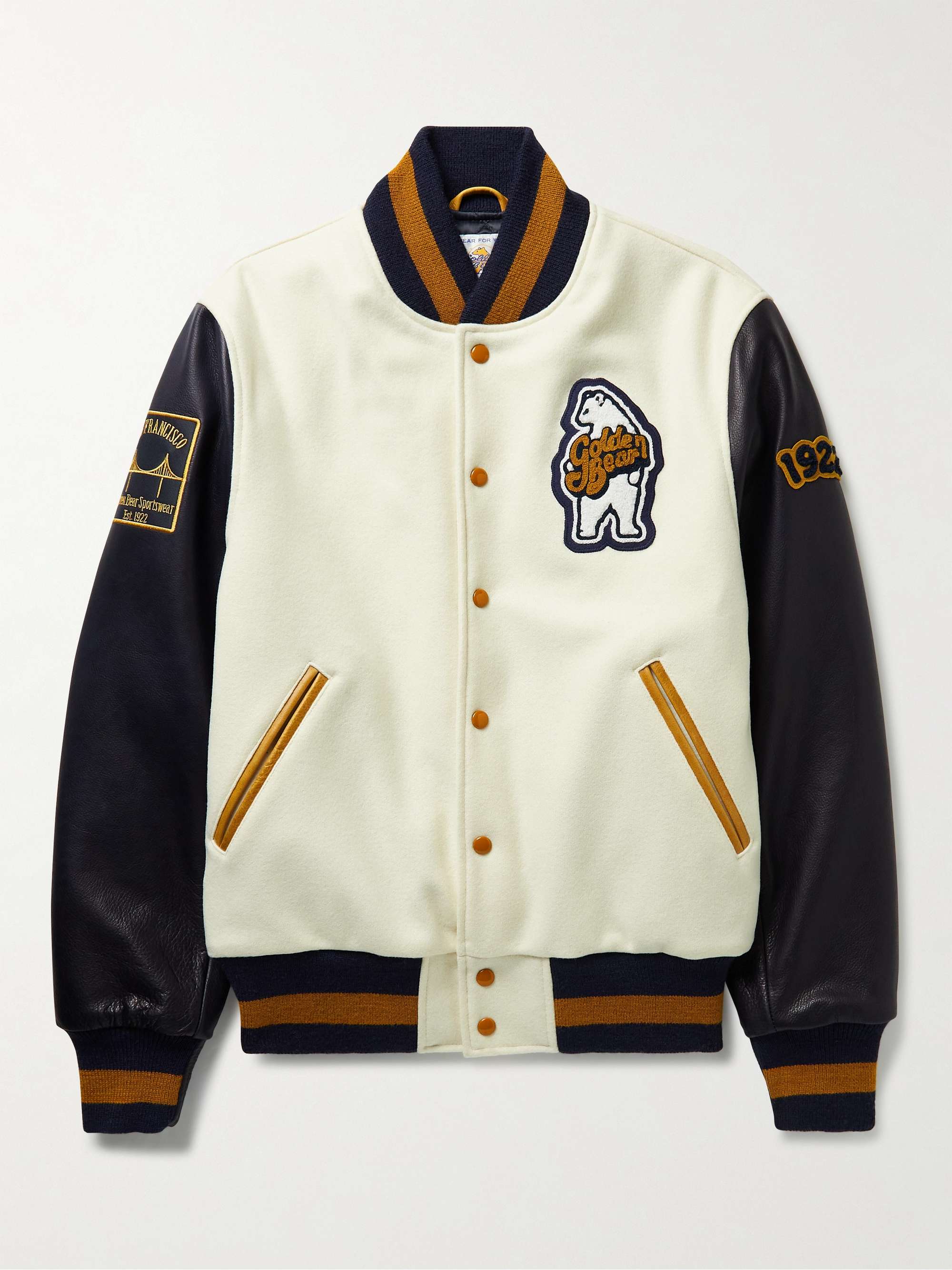 Men's Green Palm Angels Varsity Jacket - Jackets Expert