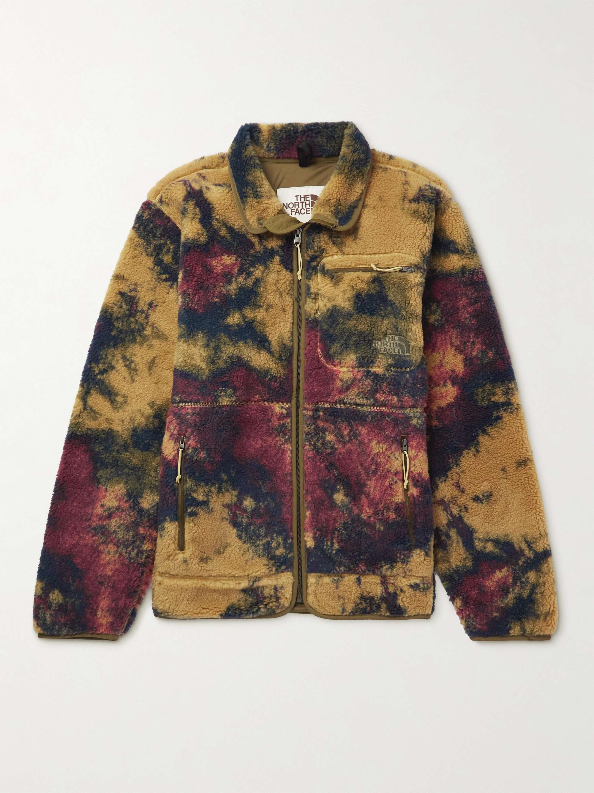 jacquard fleece blouson