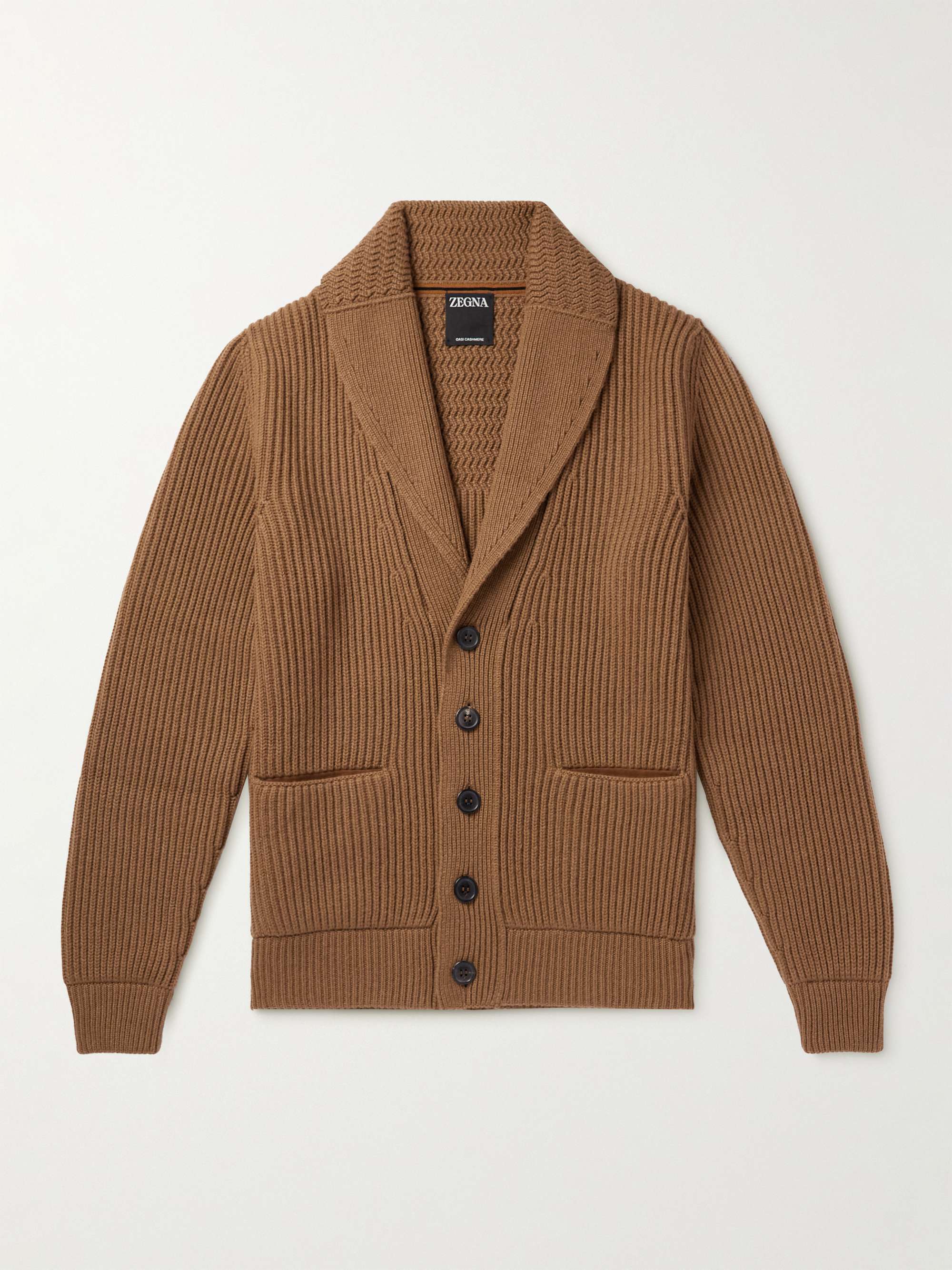 ZEGNA Ribbed Cashmere Cardigan | MR PORTER