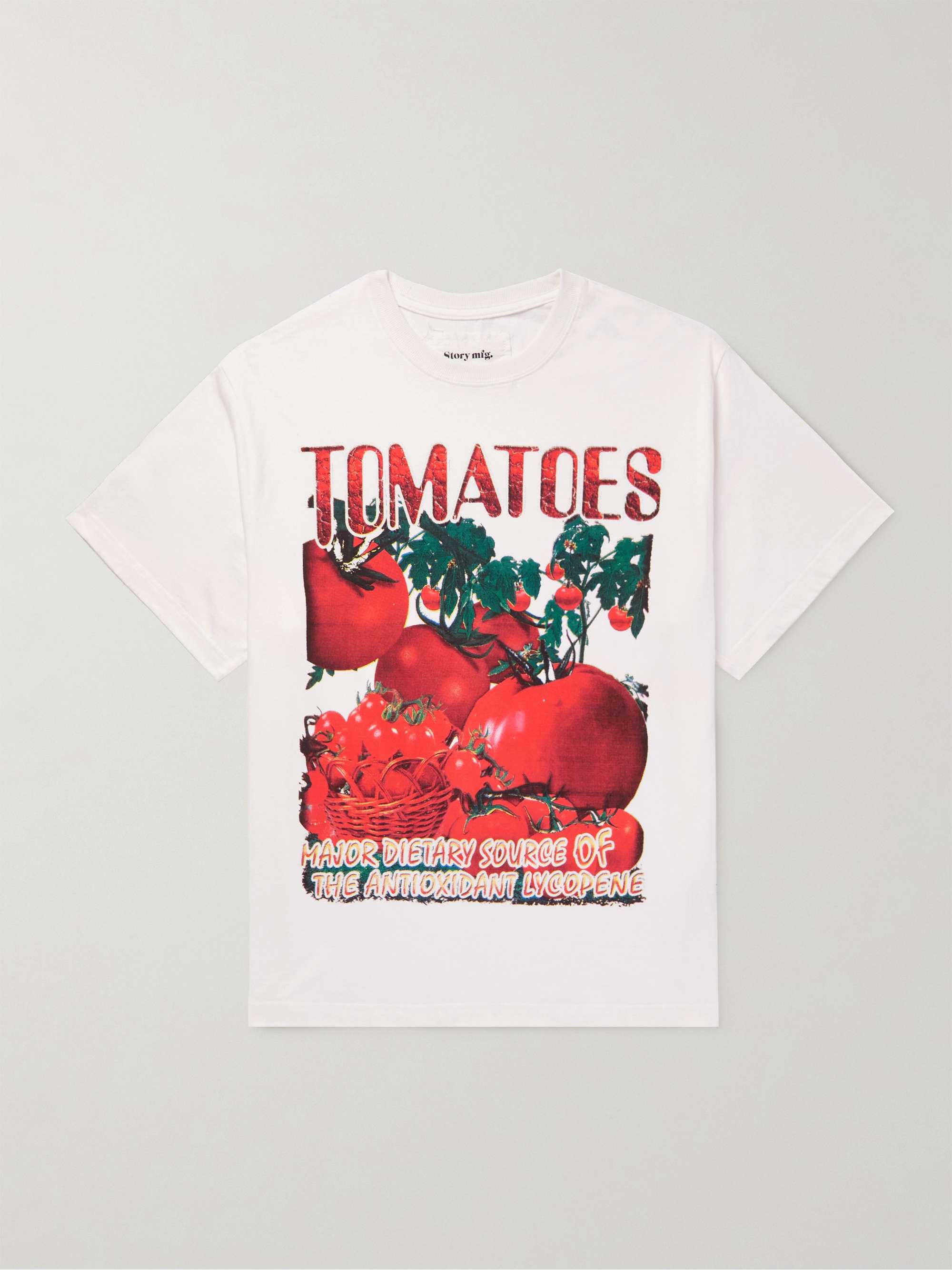 Grateful Printed Organic Cotton-Jersey T-Shirt