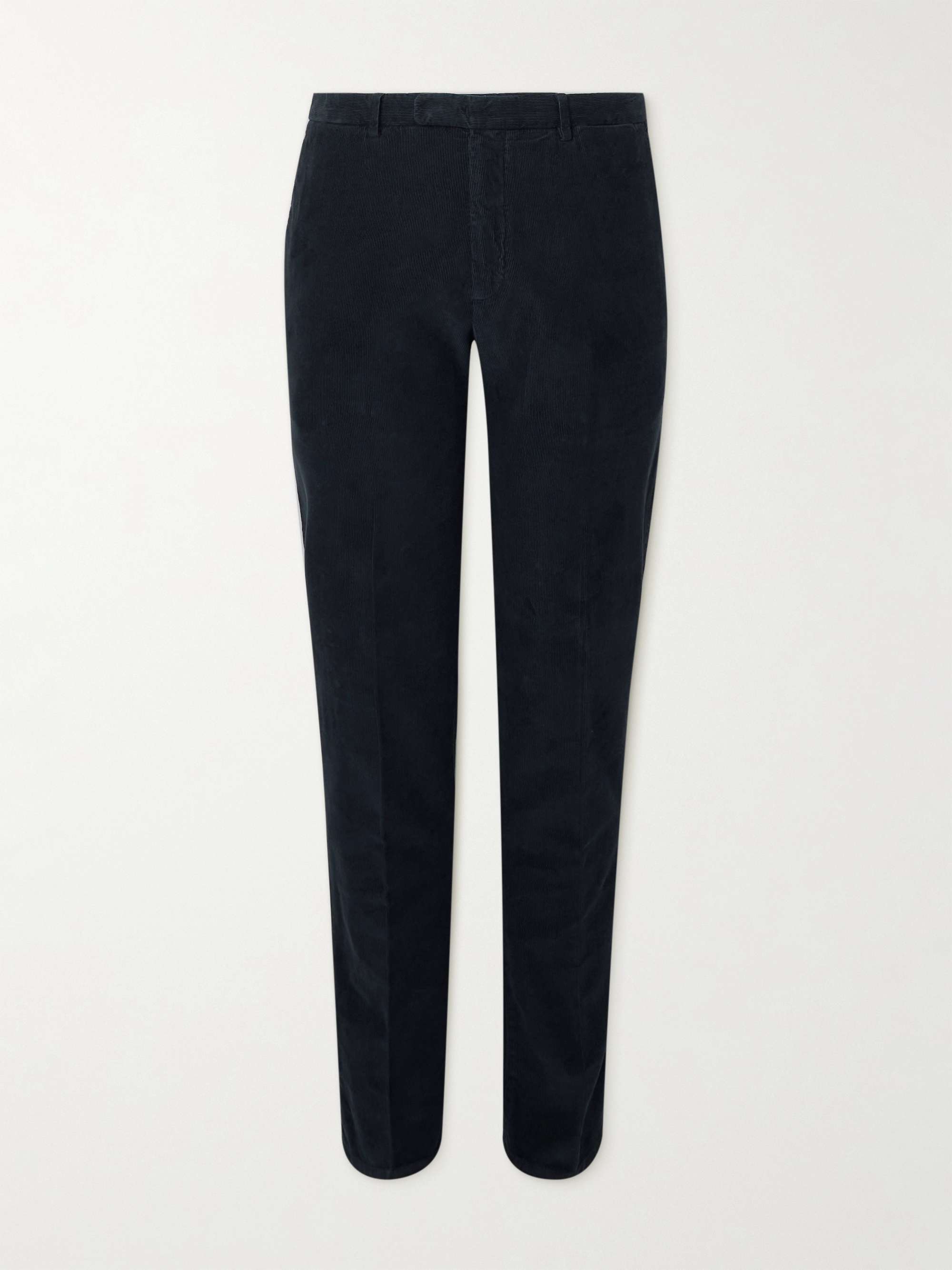 BOGLIOLI Slim-Fit Stretch-Cotton Corduroy Suit Trousers