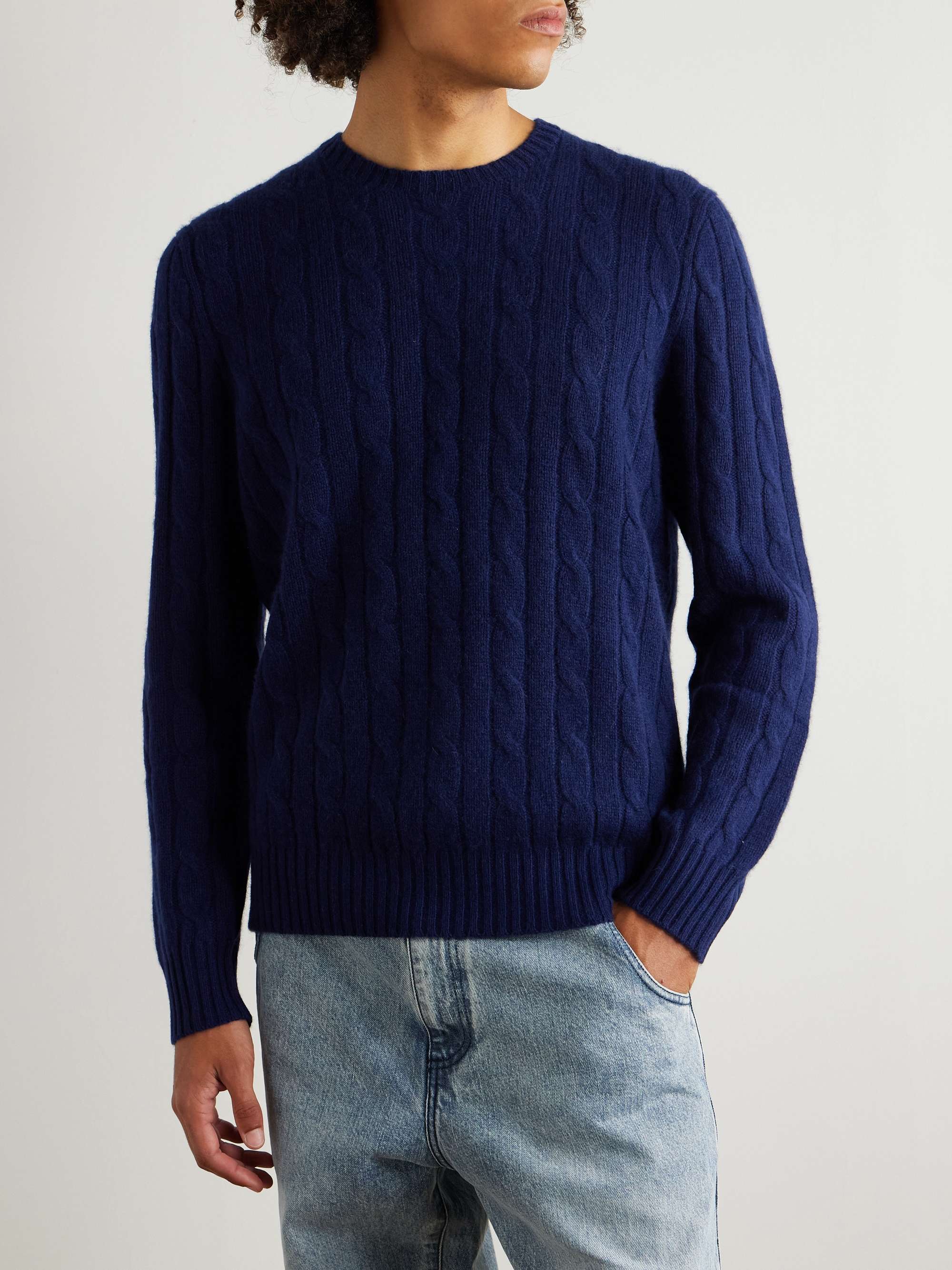 POLO RALPH LAUREN Cable-Knit Cashmere Sweater