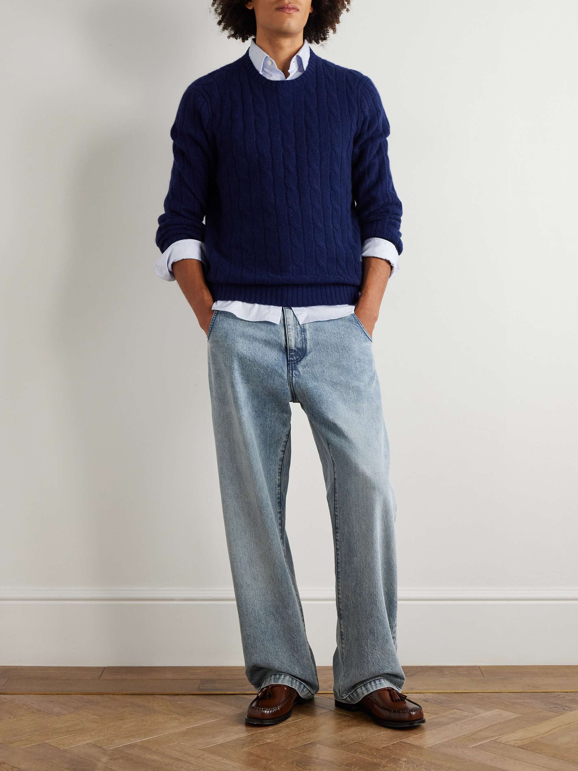 POLO RALPH LAUREN Cable-Knit Cashmere Sweater