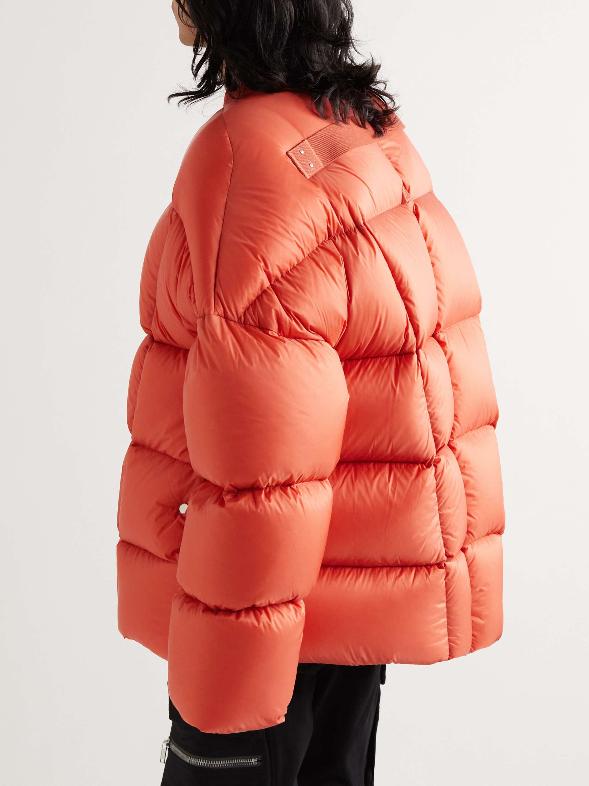 RICK OWENS Quilted Shell Down Jacket