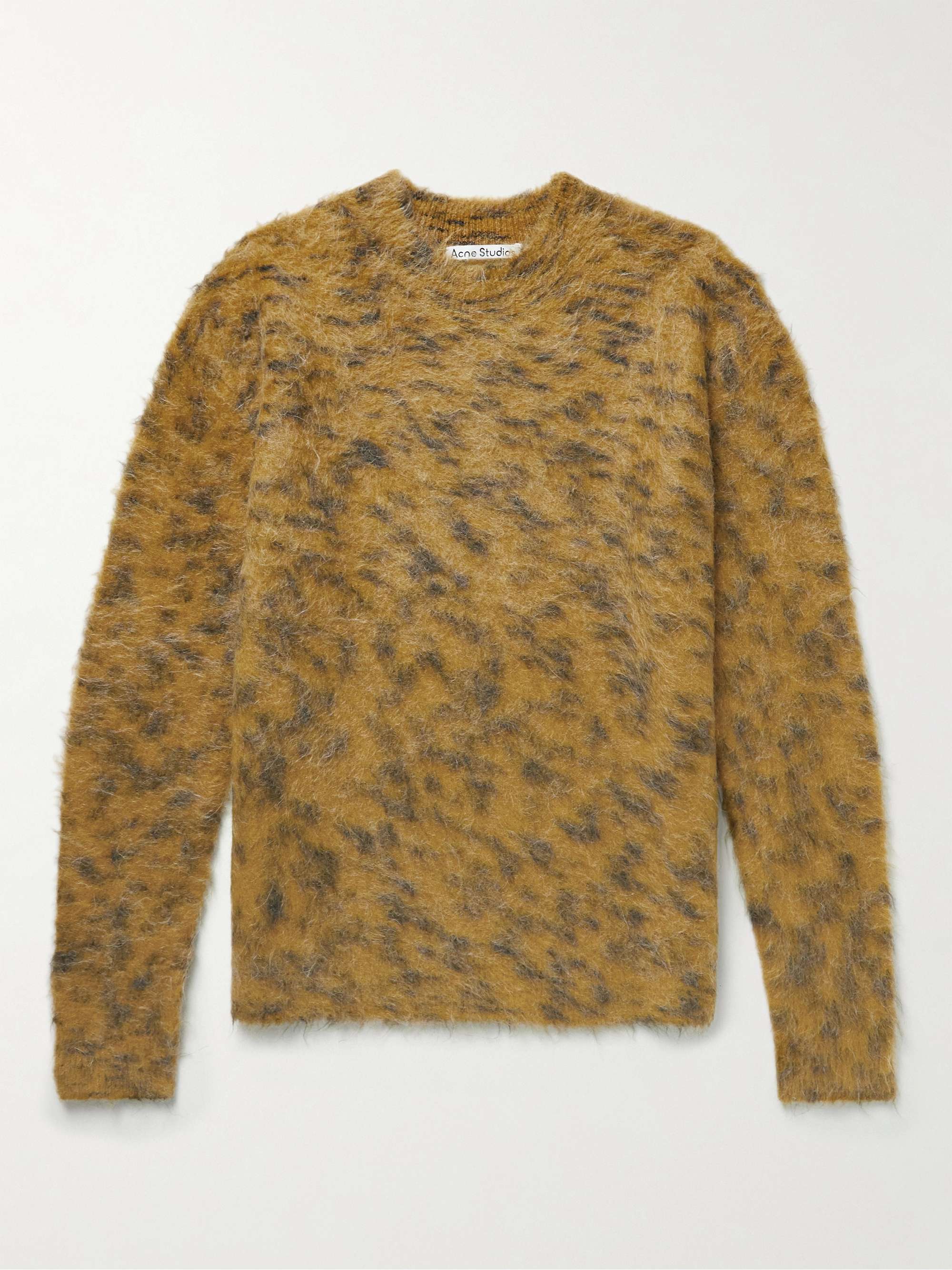 Kristo Brushed Jacquard-Knit Sweater