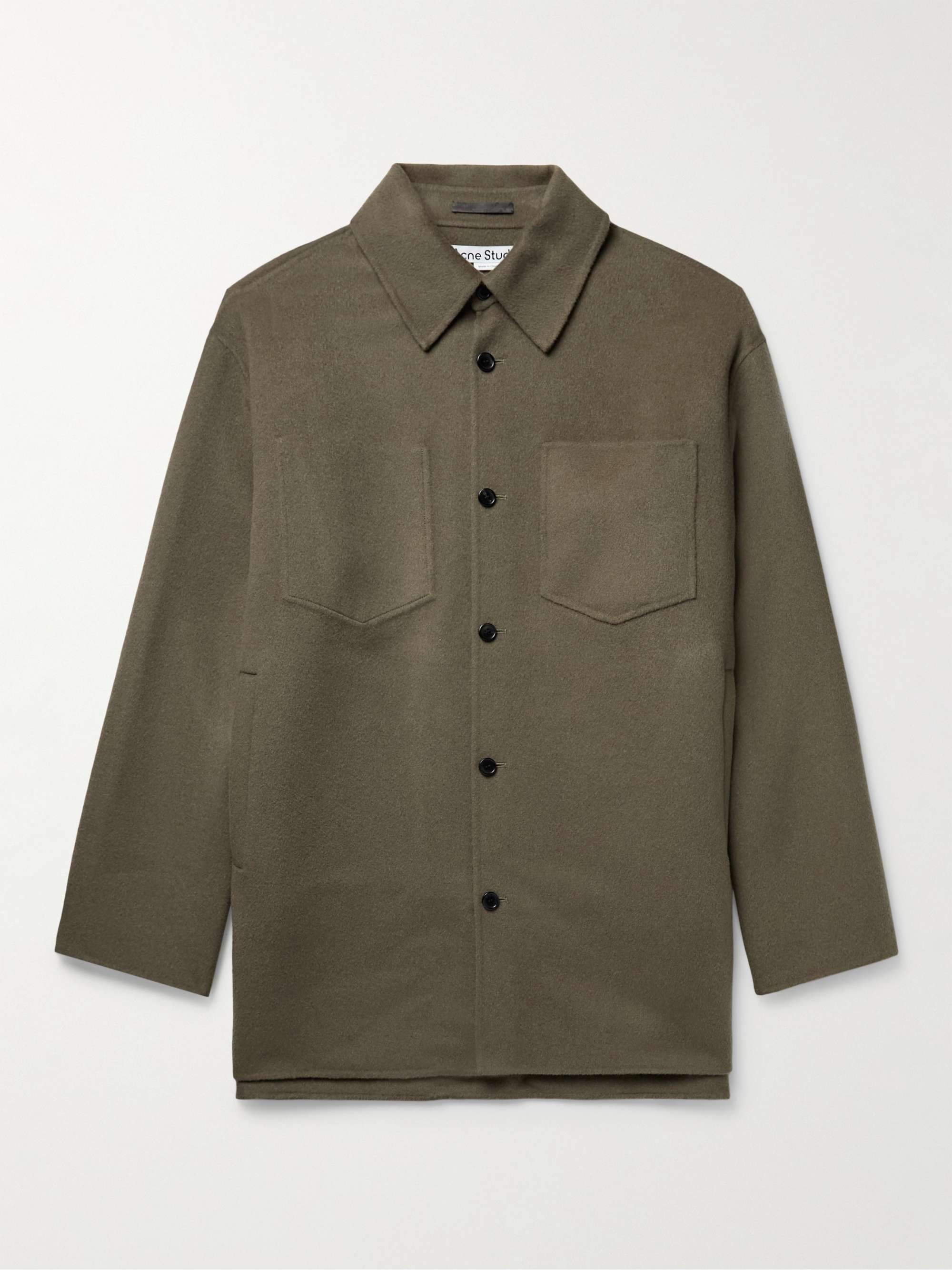 double faced wool jacket men
