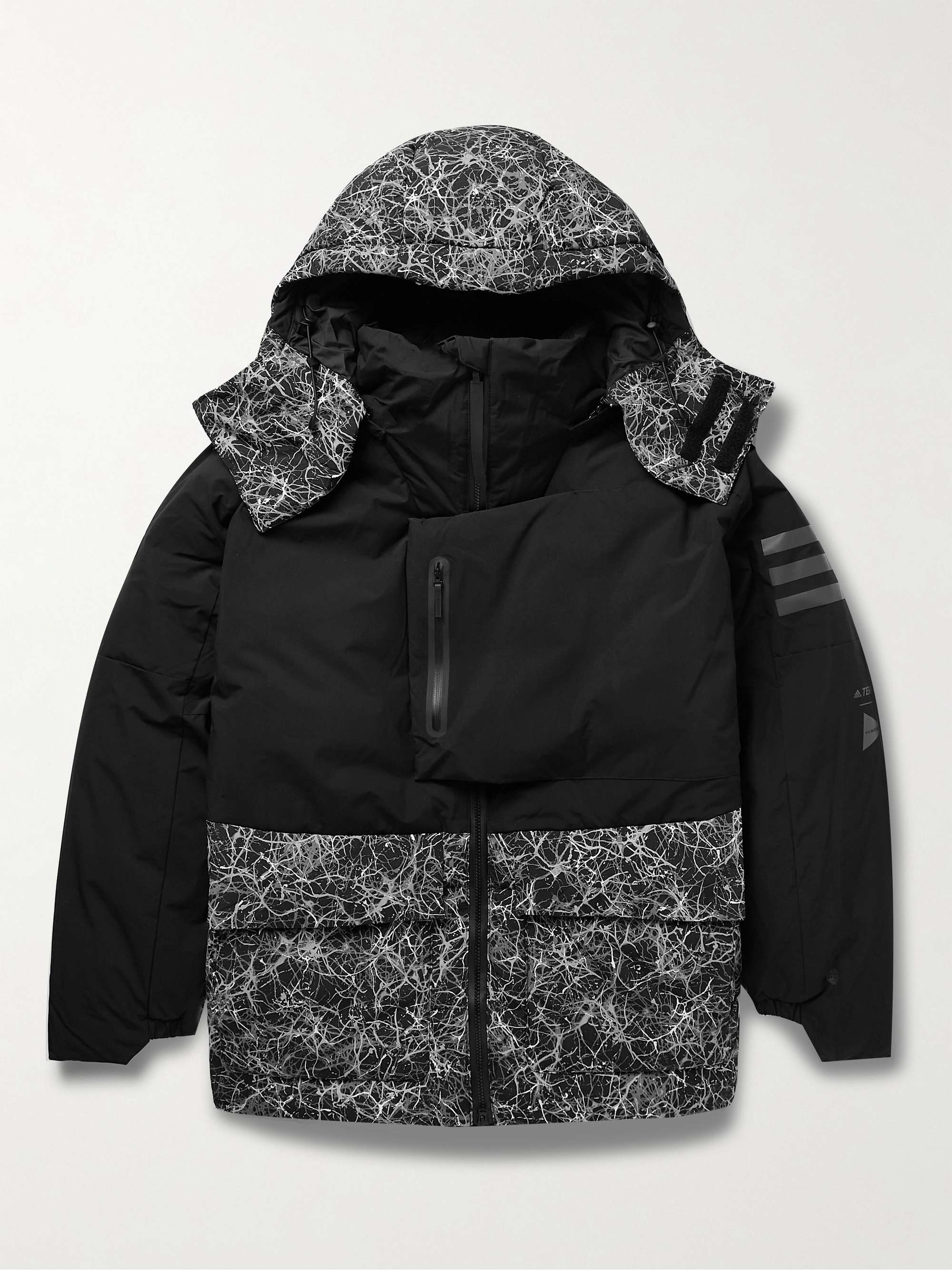 ADIDAS + And Wander Terrex Printed Hooded Down Jacket for Men MR PORTER