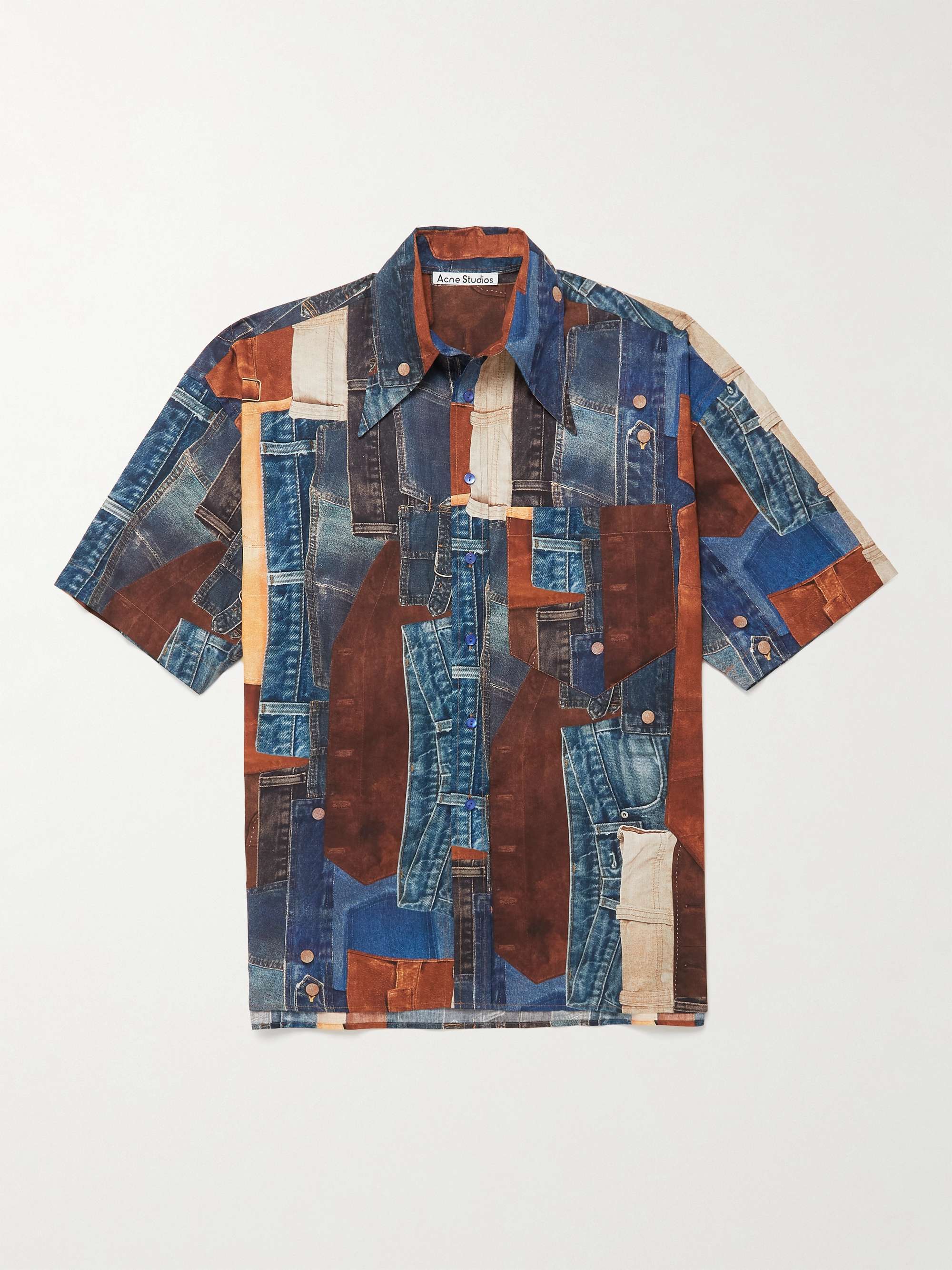 ACNE STUDIOS Printed Cotton Shirt