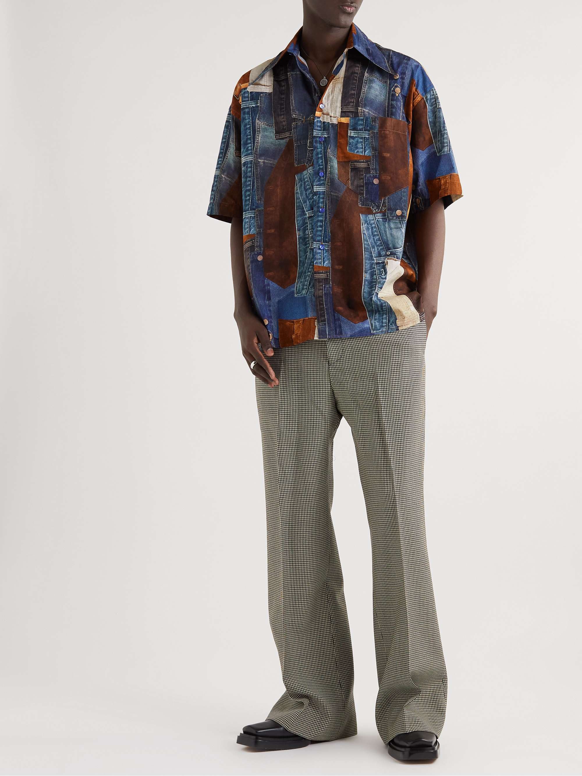 ACNE STUDIOS Printed Cotton Shirt