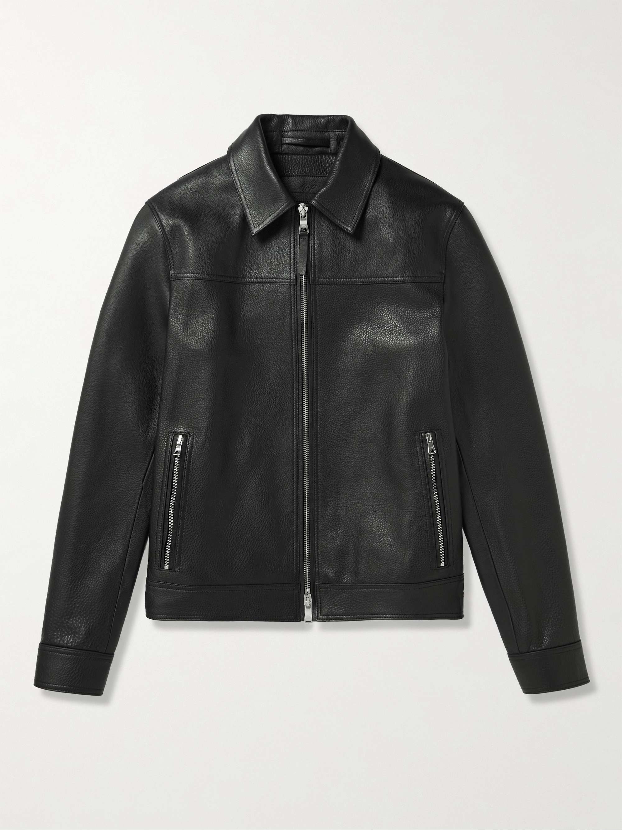 Long Leather Coach Jacket - Ready to Wear