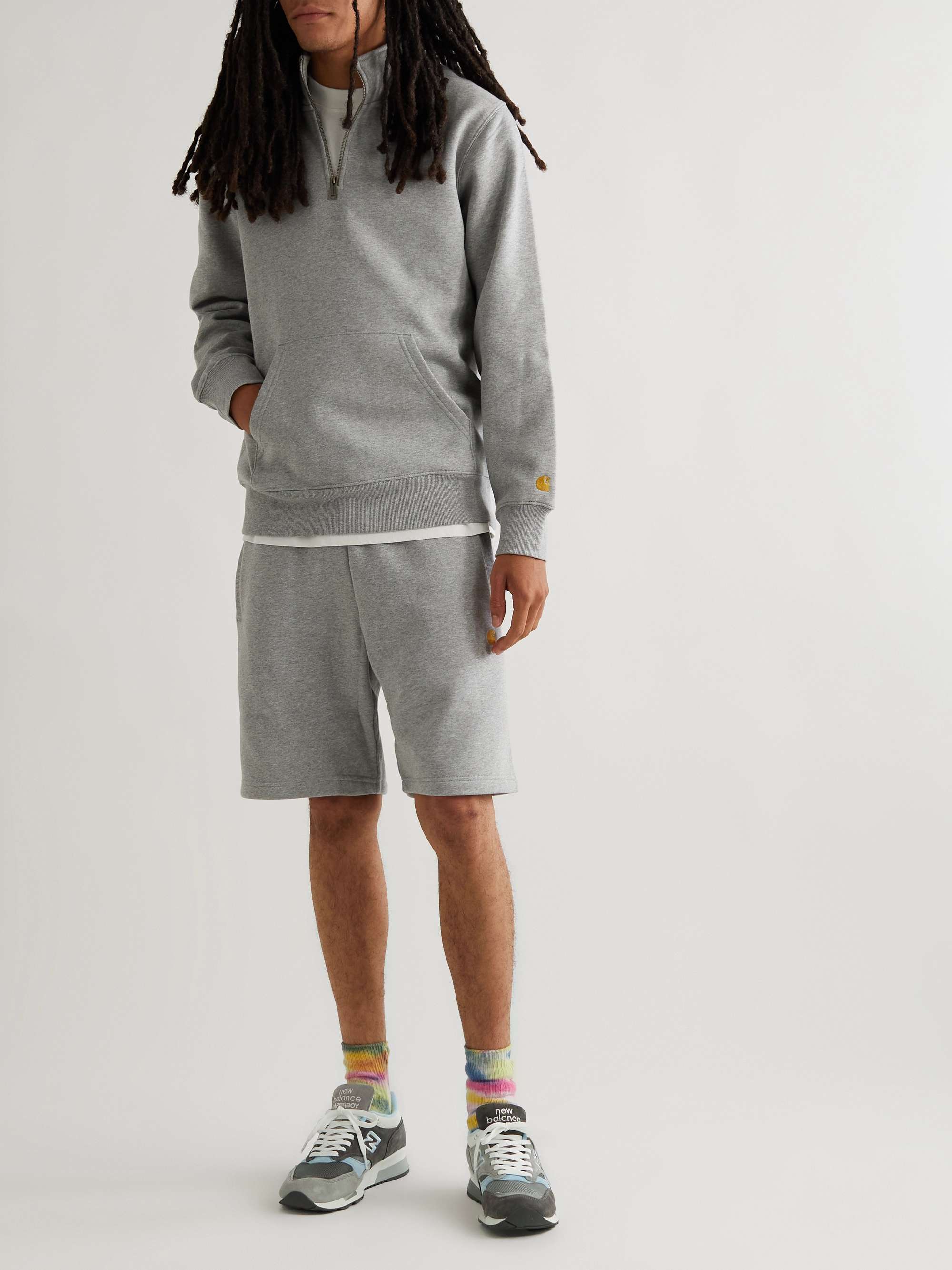 NEW BALANCE + Beams + Paperboy MIUK 1500 Leather, Mesh and Suede Sneakers