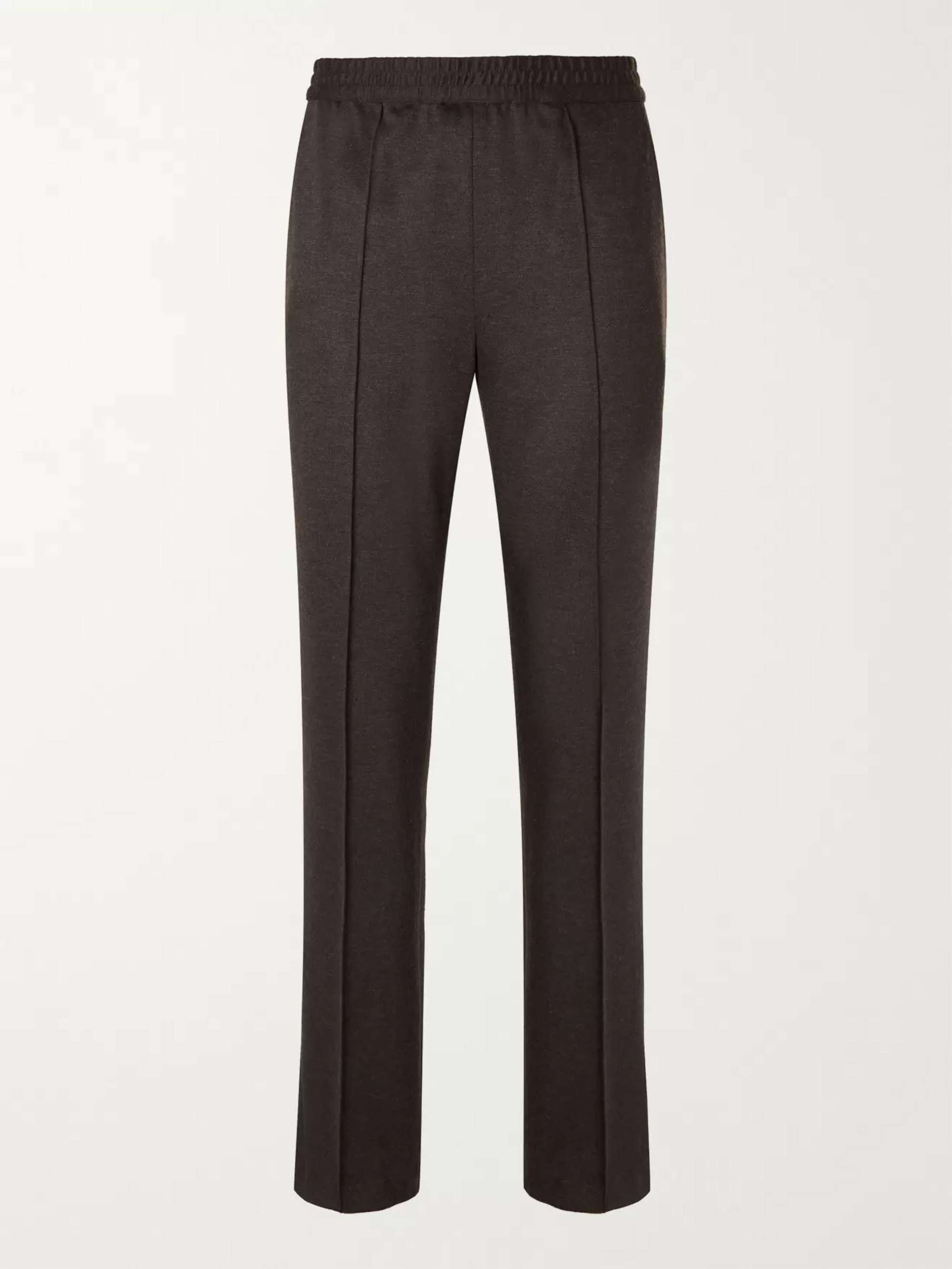 BRIONI Virgin Wool and Cashmere-Blend Suit Trousers