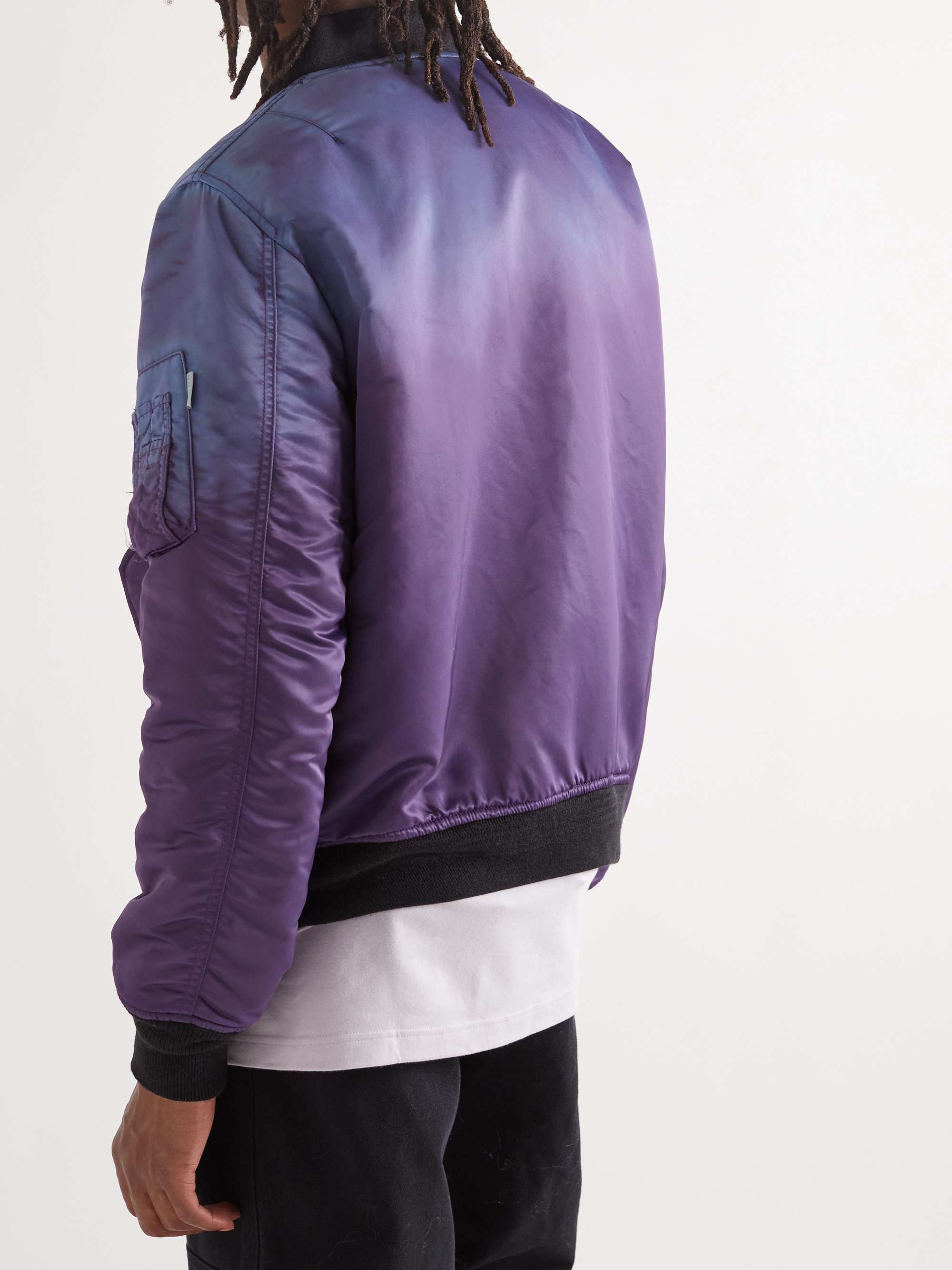 NOMA T.D. Garment-Dyed Cotton-Twill Bomber Jacket