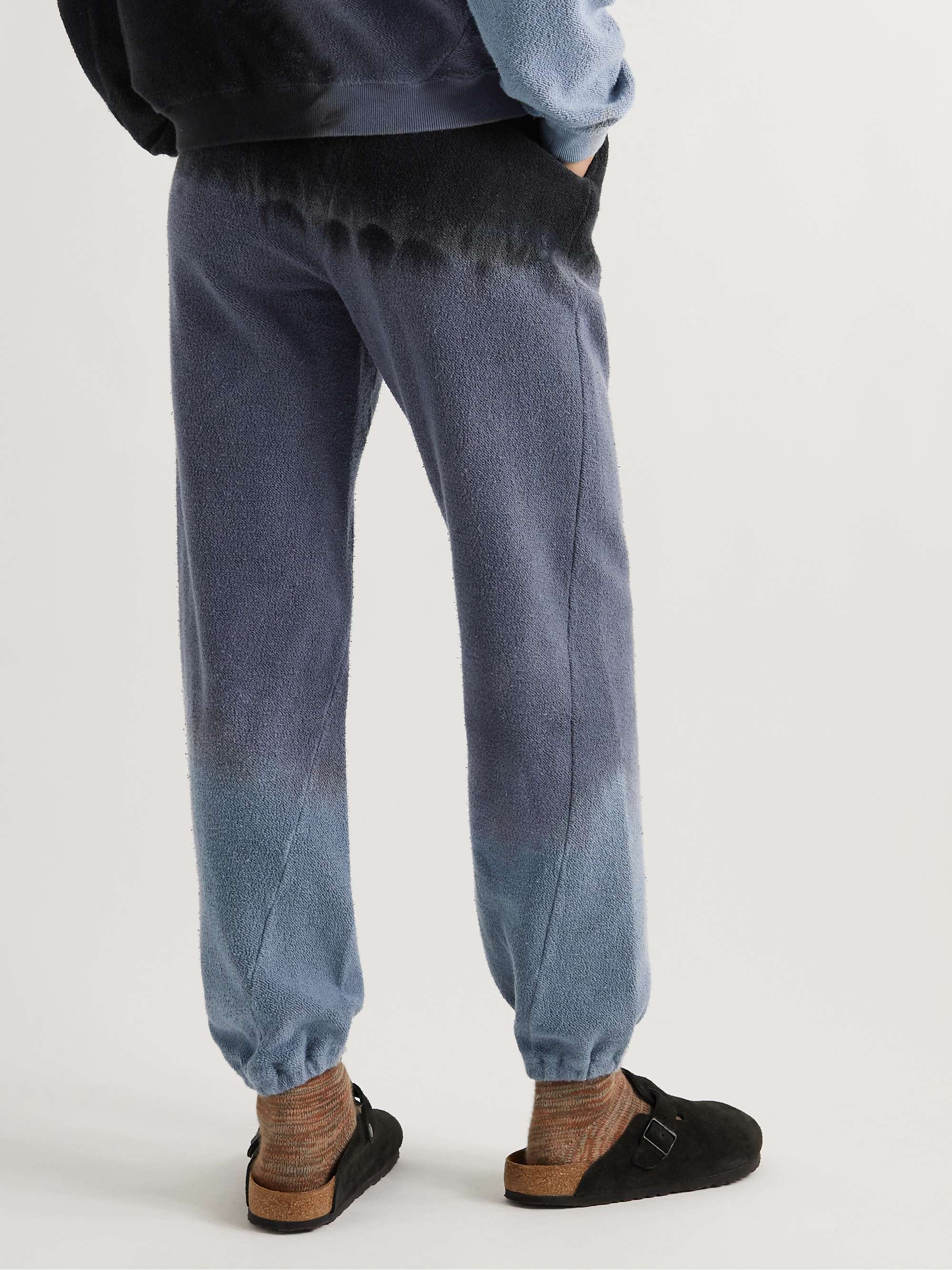 NOMA T.D. Twist Hand-Dyed Cotton-Fleece Sweatpants