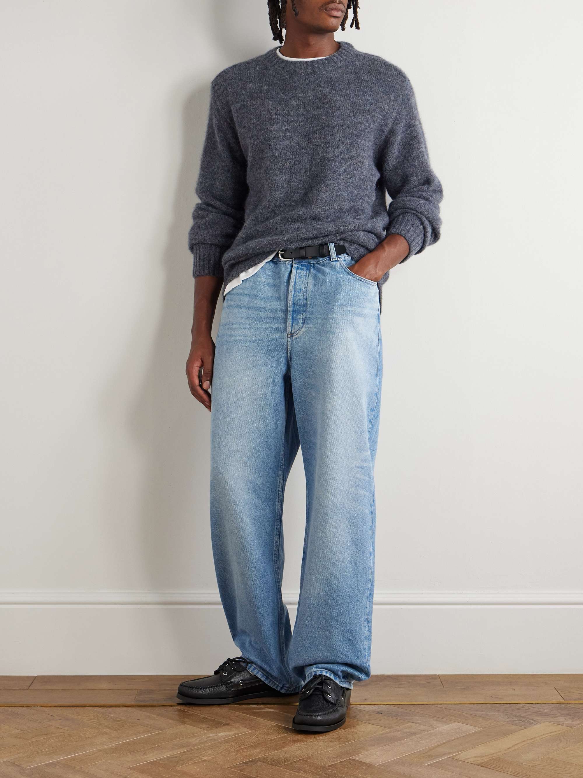 A.P.C. Lucas Brushed Knitted Sweater