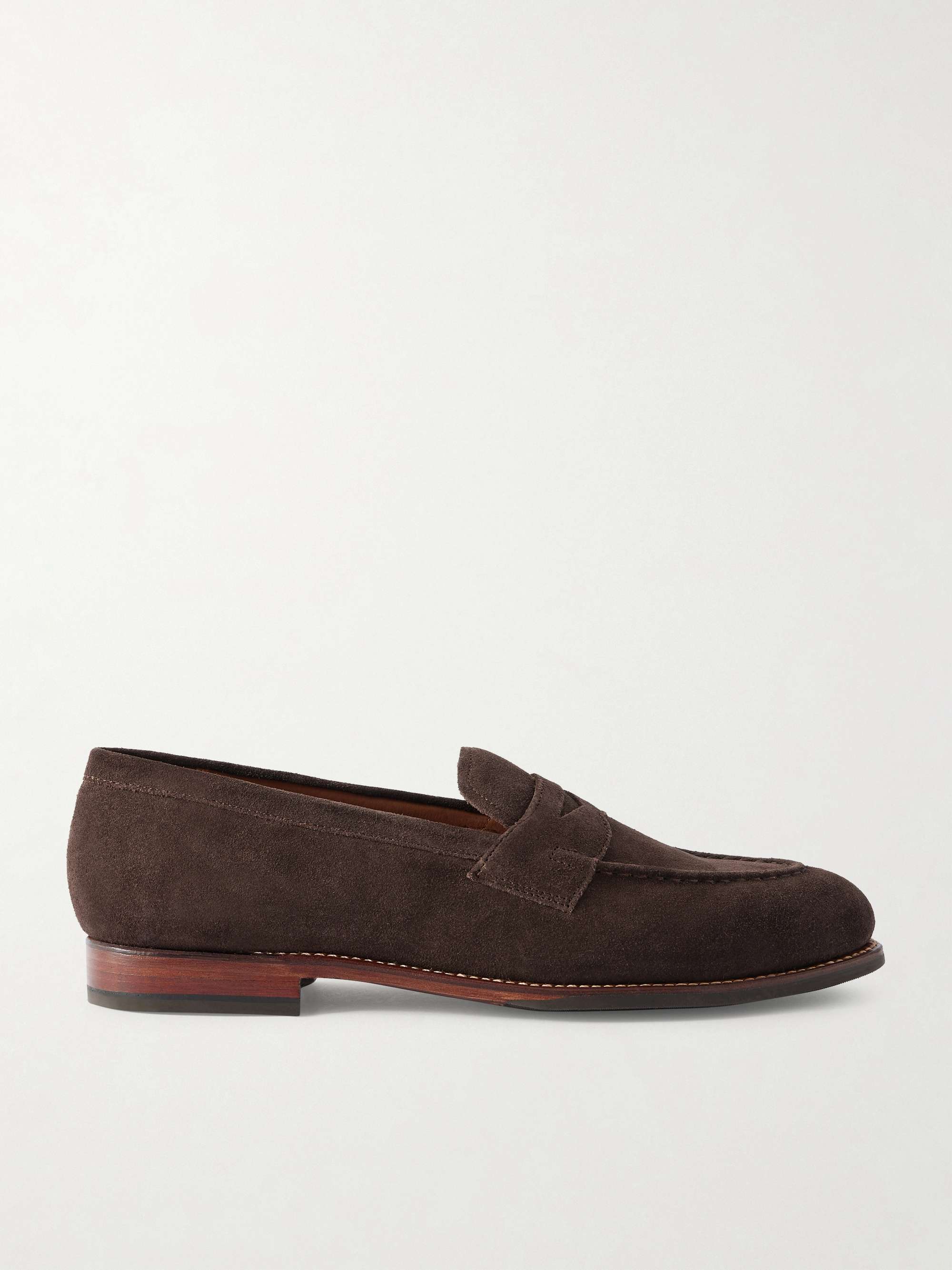 GRENSON Lloyd Loafers aus Veloursleder