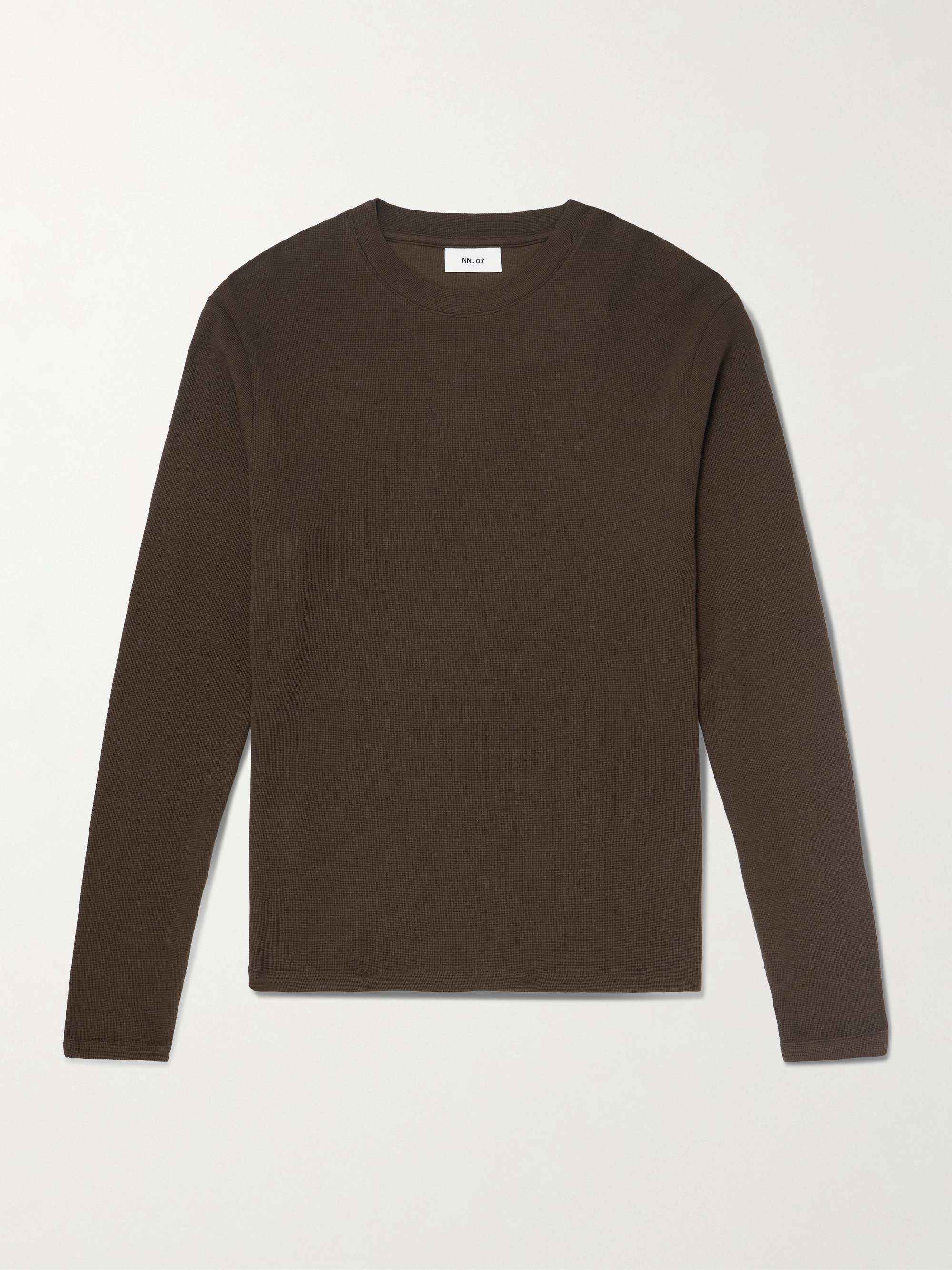 NN07 Clive Waffle-Knit Cotton and Modal-Blend T-Shirt