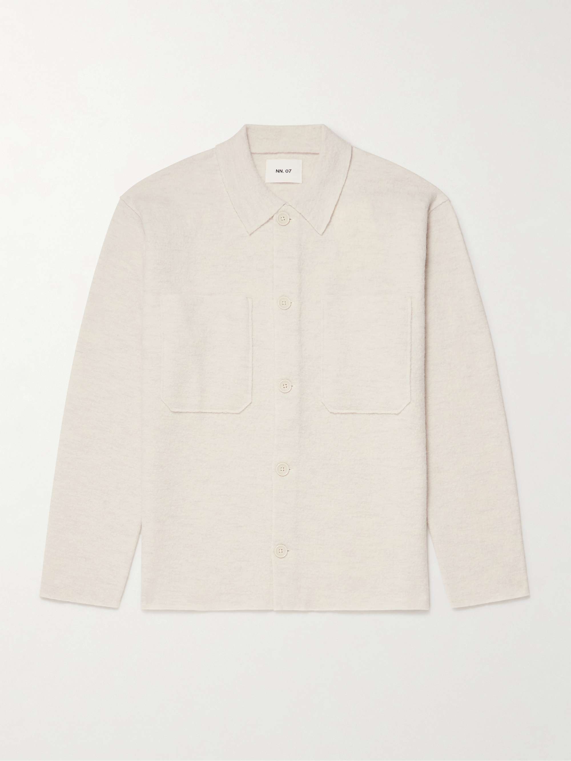 NN07 Jonas 6398 Merino Wool Overshirt