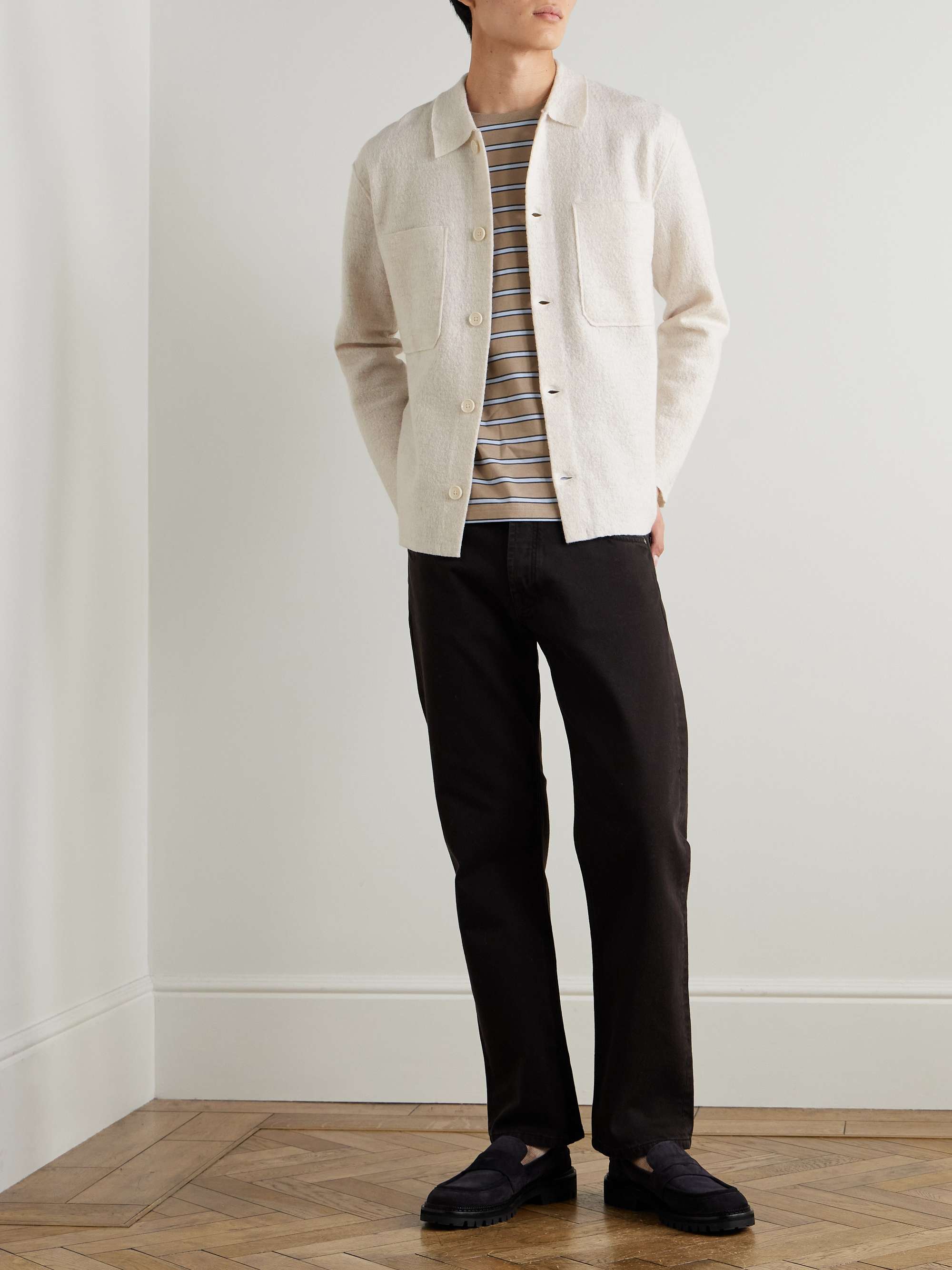 NN07 Jonas 6398 Merino Wool Overshirt