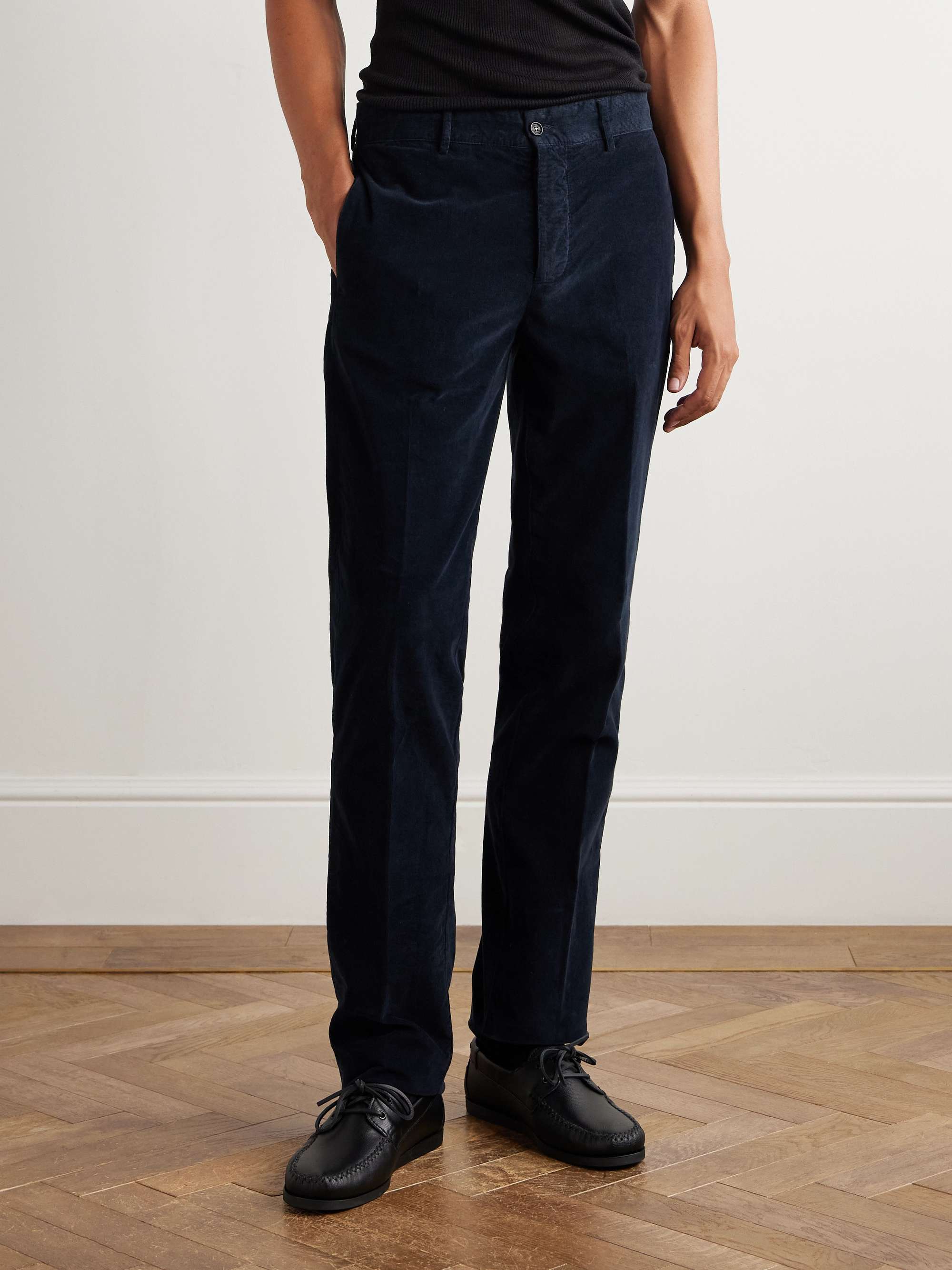 MASSIMO ALBA Unstructured Cotton-Corduroy Suit Jacket