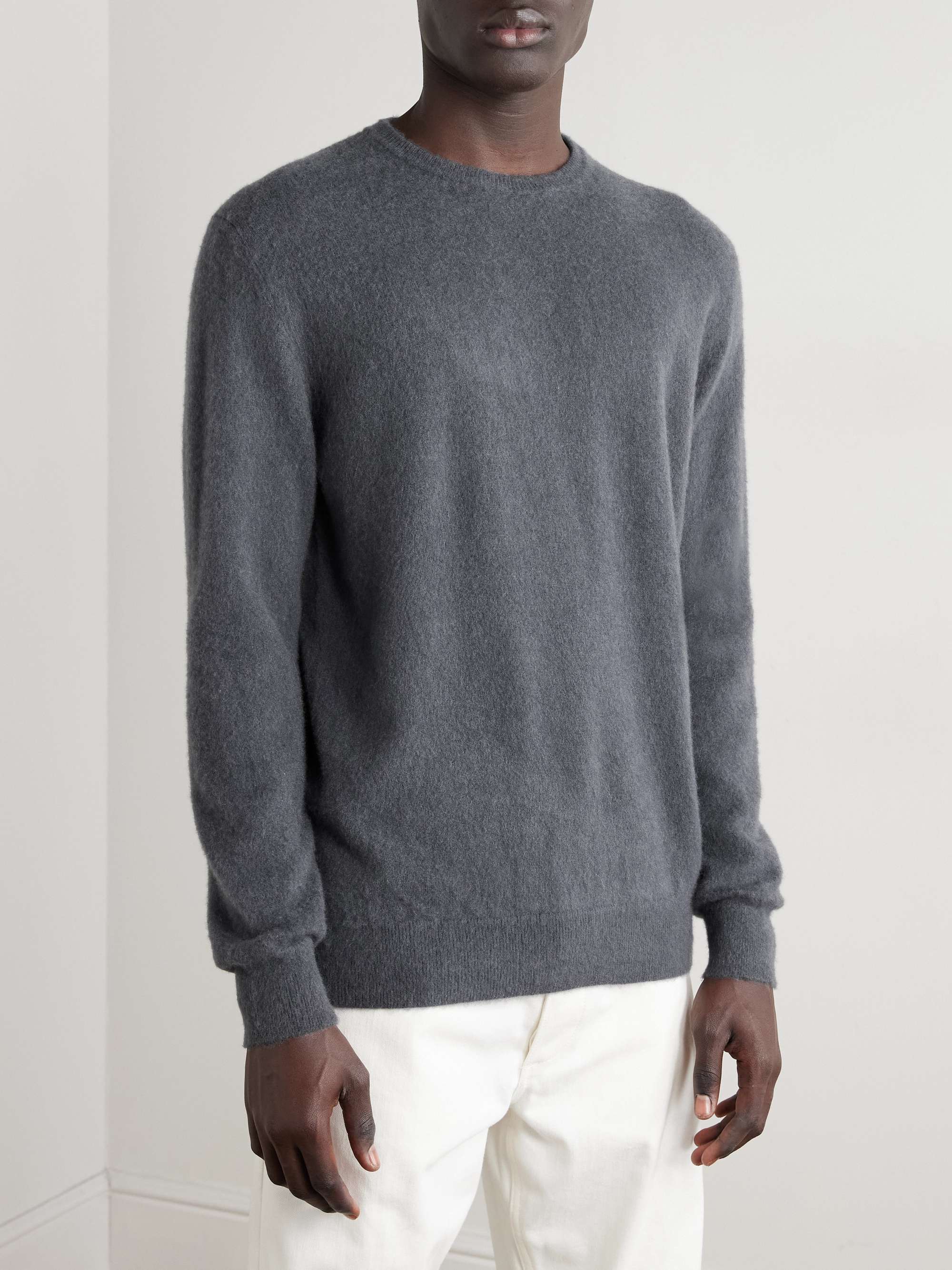 MASSIMO ALBA Kane Brushed Cashmere Sweater