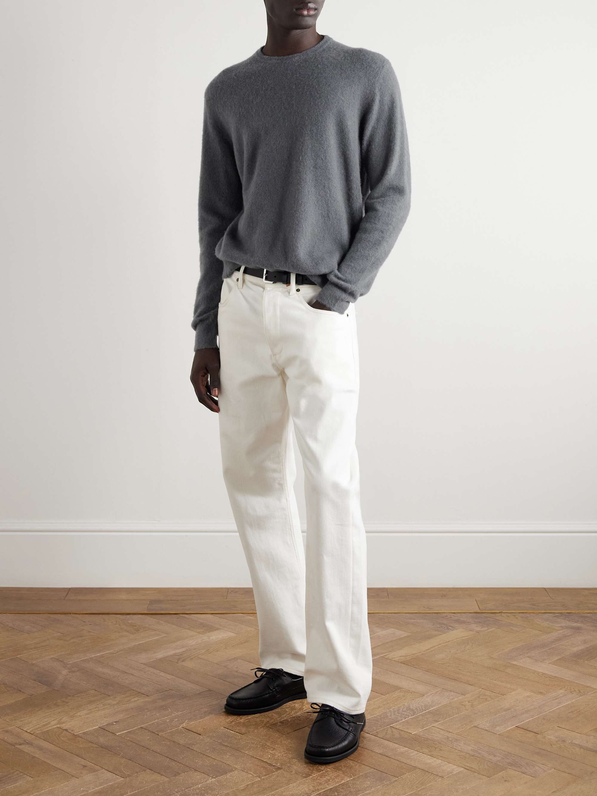 MASSIMO ALBA Kane Brushed Cashmere Sweater