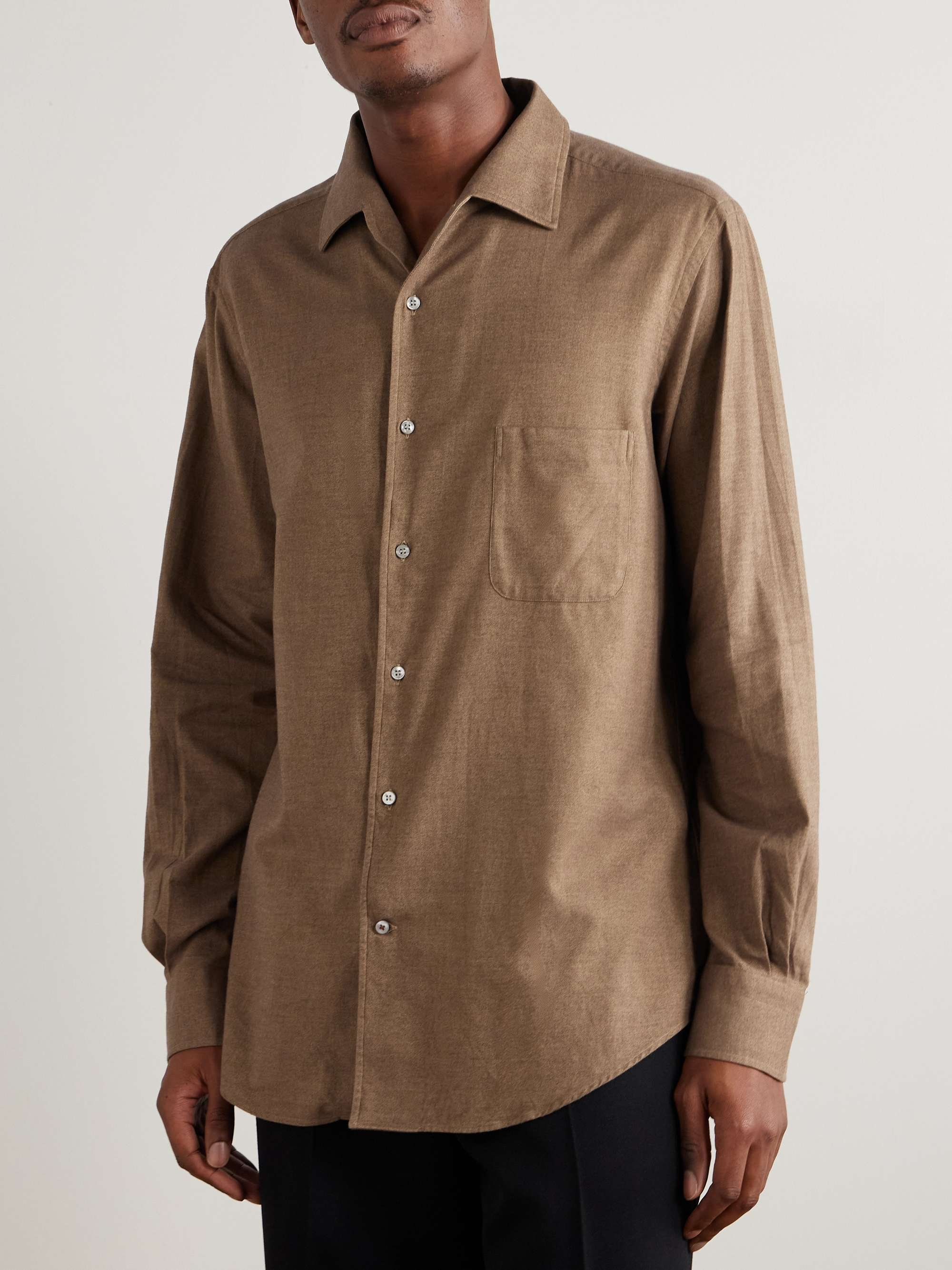 LORO PIANA Classic Hemd aus Baumwolle
