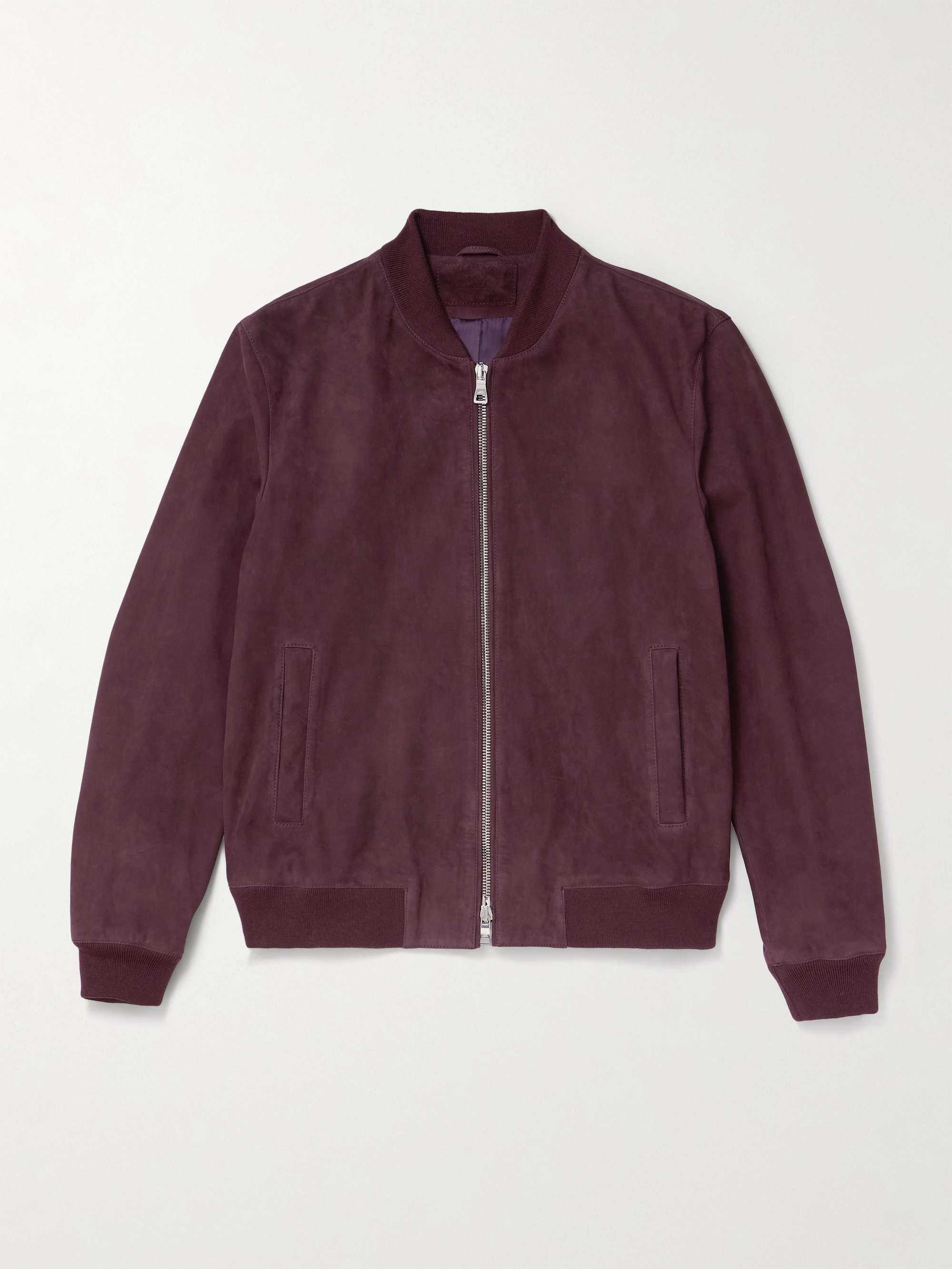 MR P. Suede Bomber Jacket