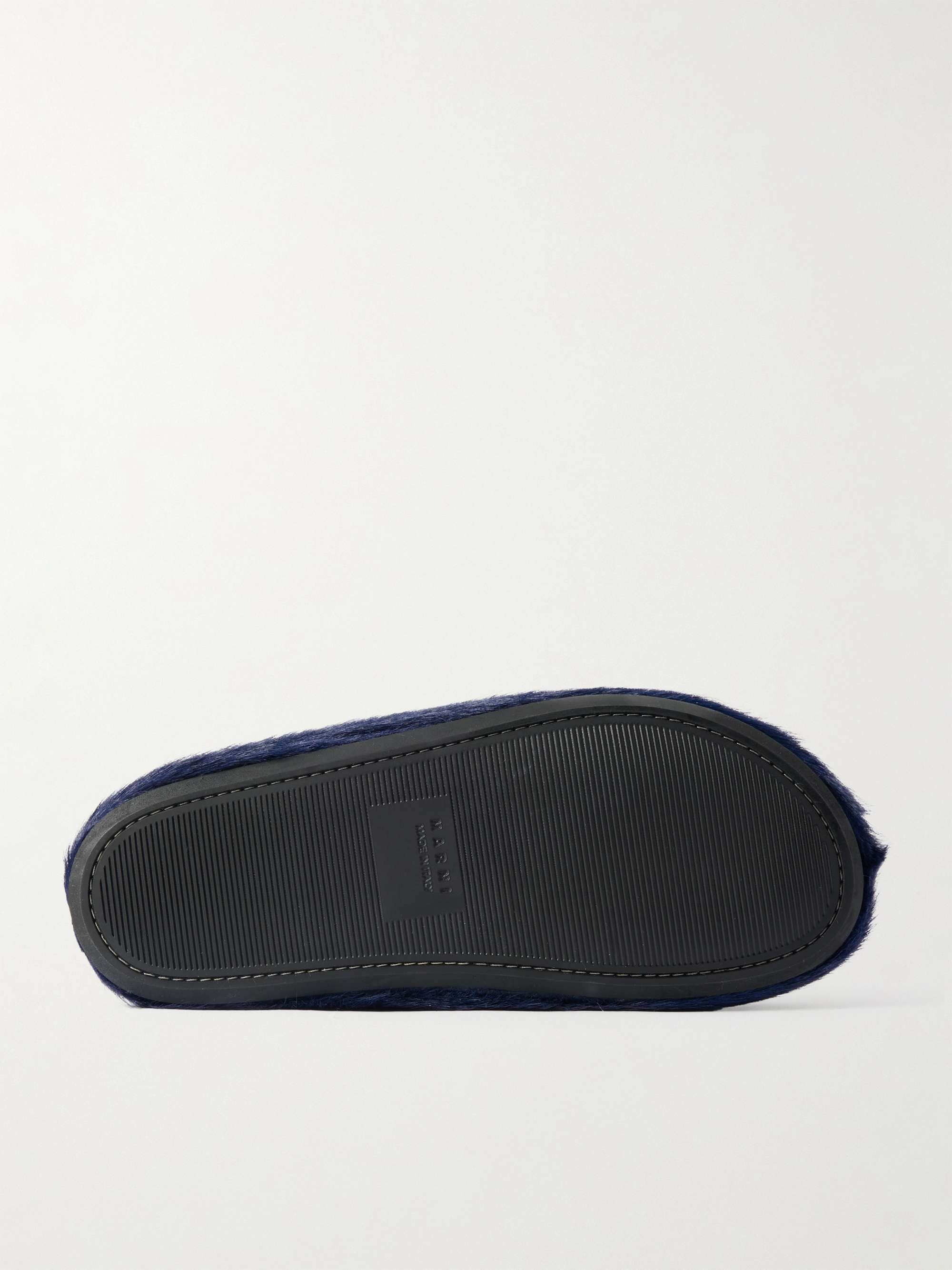 MARNI Fussbett Calf Hair Slippers