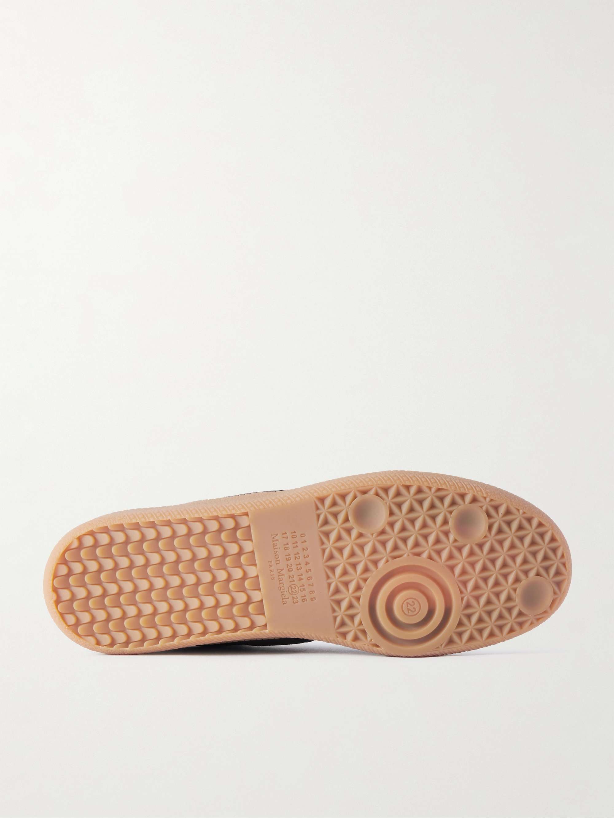 MAISON MARGIELA Replica Leather and Suede Sneakers