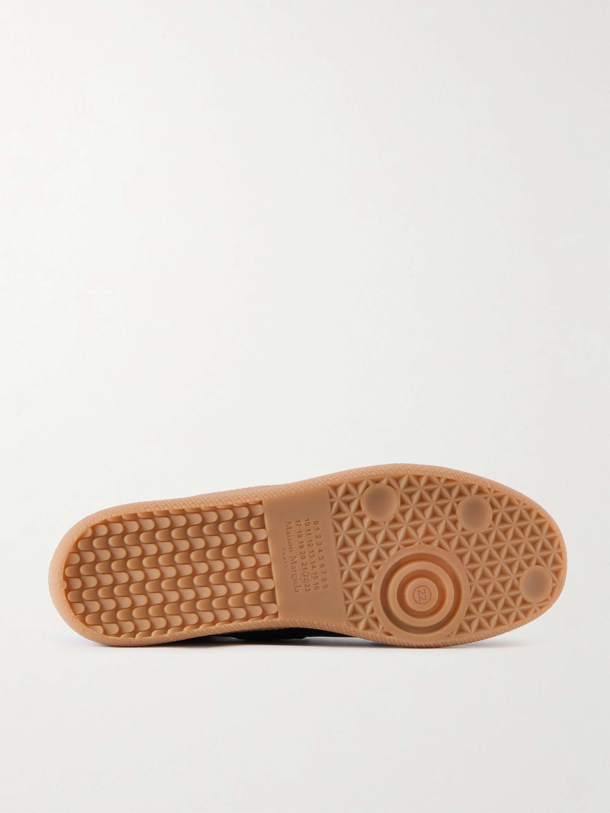 MAISON MARGIELA Replica Leather and Suede Sneakers