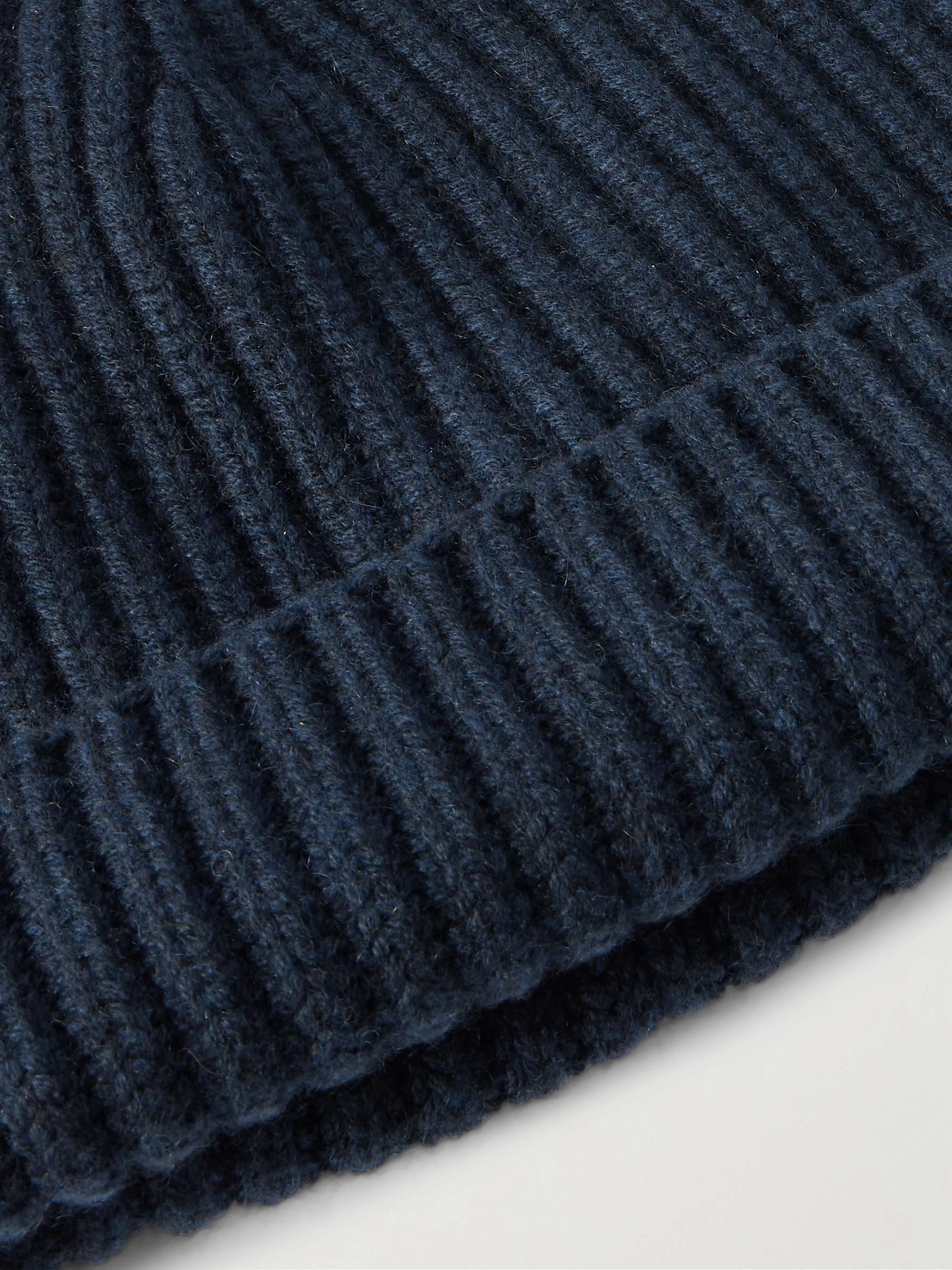 LORO PIANA Ribbed Cashmere Beanie