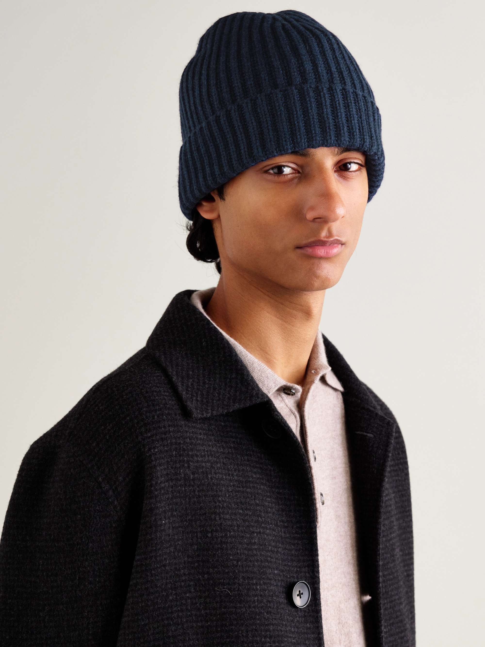 LORO PIANA Ribbed Cashmere Beanie