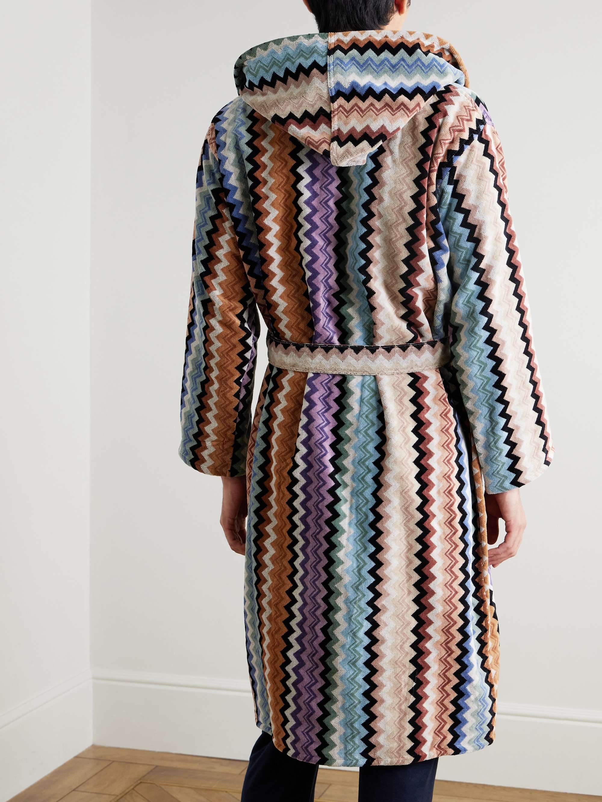 MISSONI HOME Adam Cotton-Terry Hooded Robe