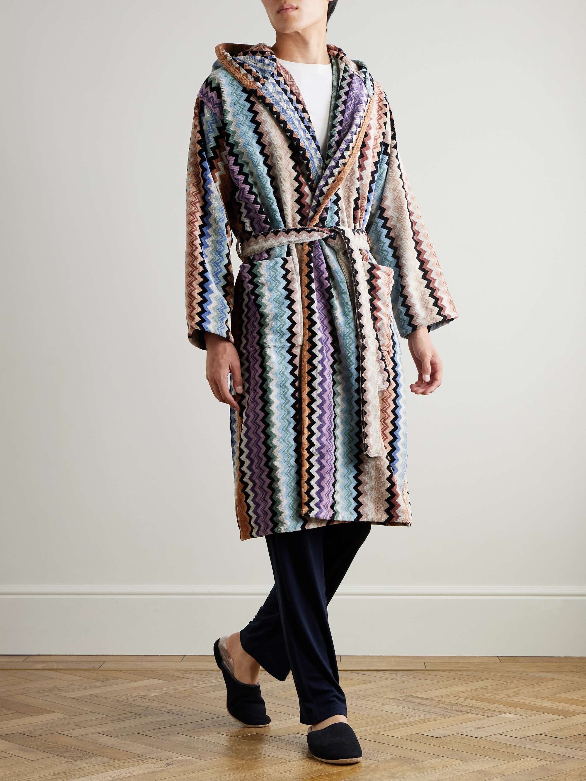 MISSONI HOME Adam Cotton-Terry Hooded Robe