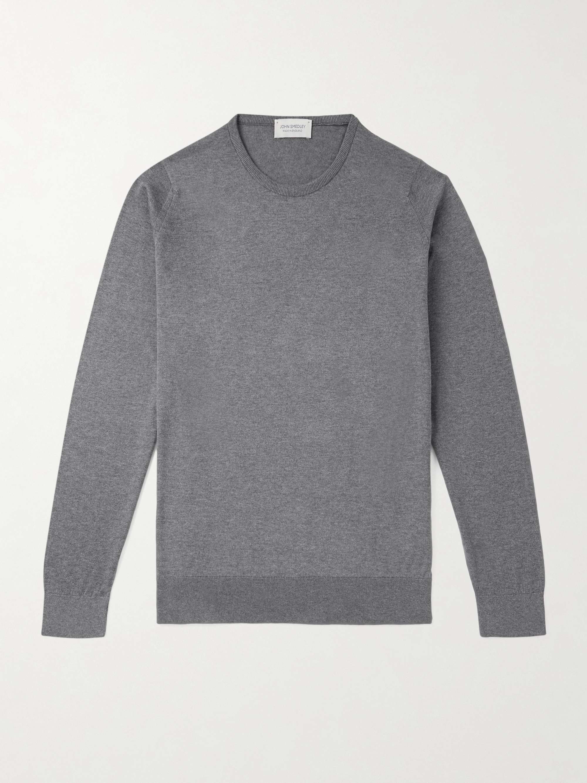 JOHN SMEDLEY Sea Island Cotton Sweater