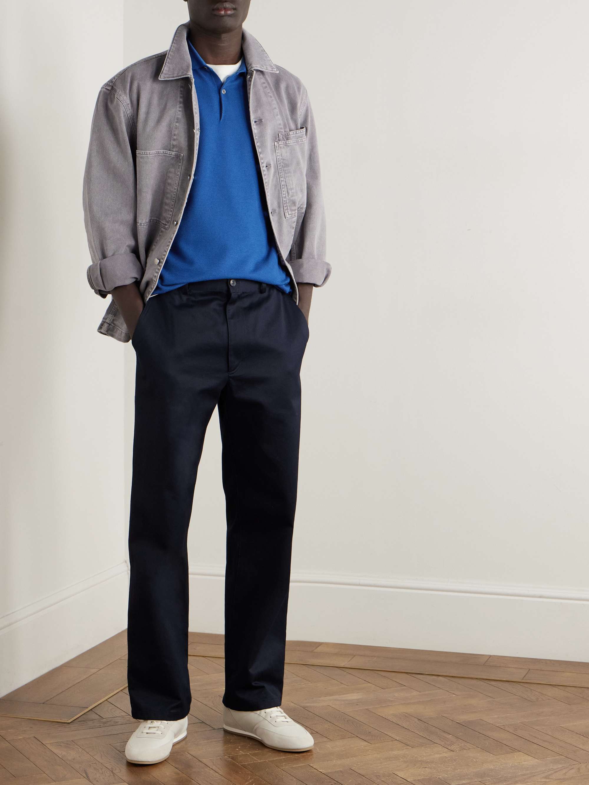 JOHN SMEDLEY كنزة بولو من الصوف