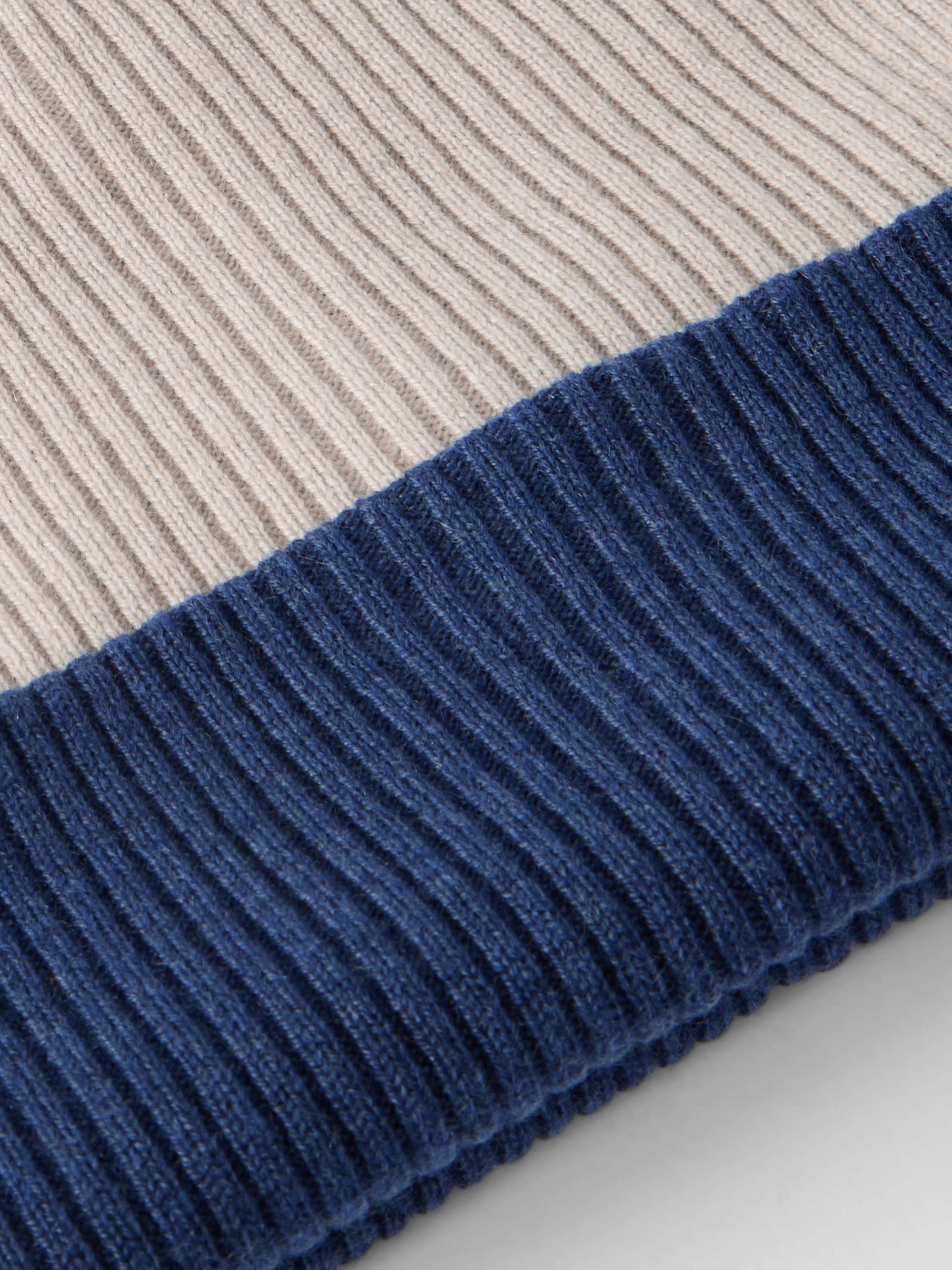 BRUNELLO CUCINELLI Reversible Ribbed Cashmere Beanie