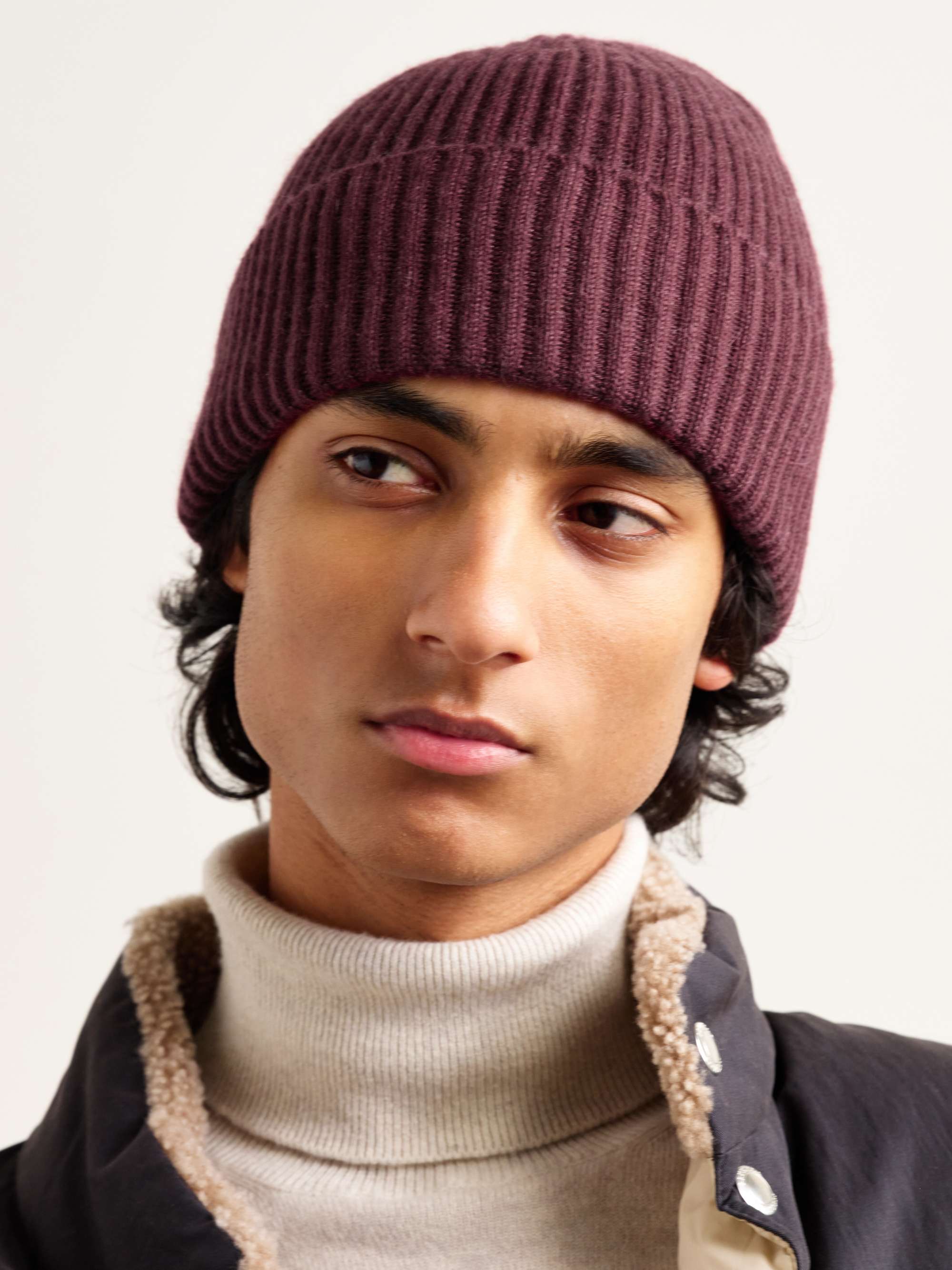 BRUNELLO CUCINELLI Ribbed Cashmere Beanie