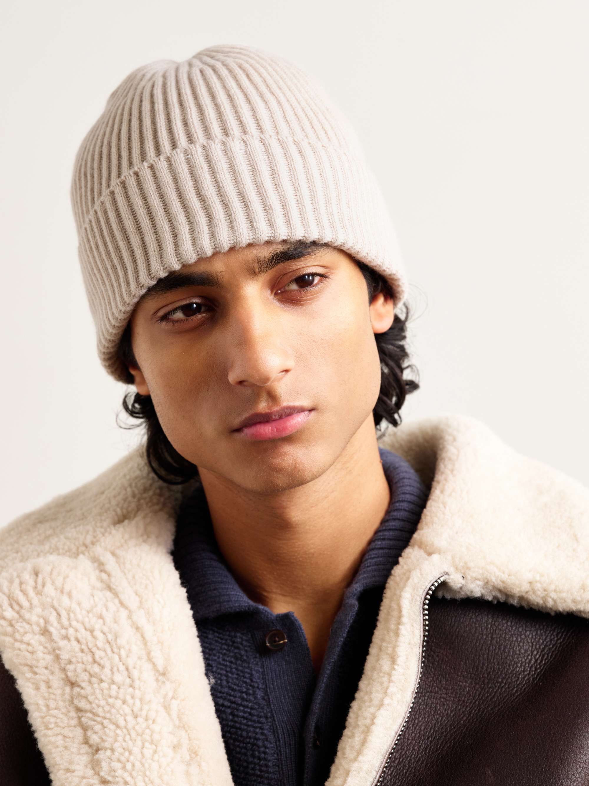 BRUNELLO CUCINELLI Ribbed Cashmere Beanie