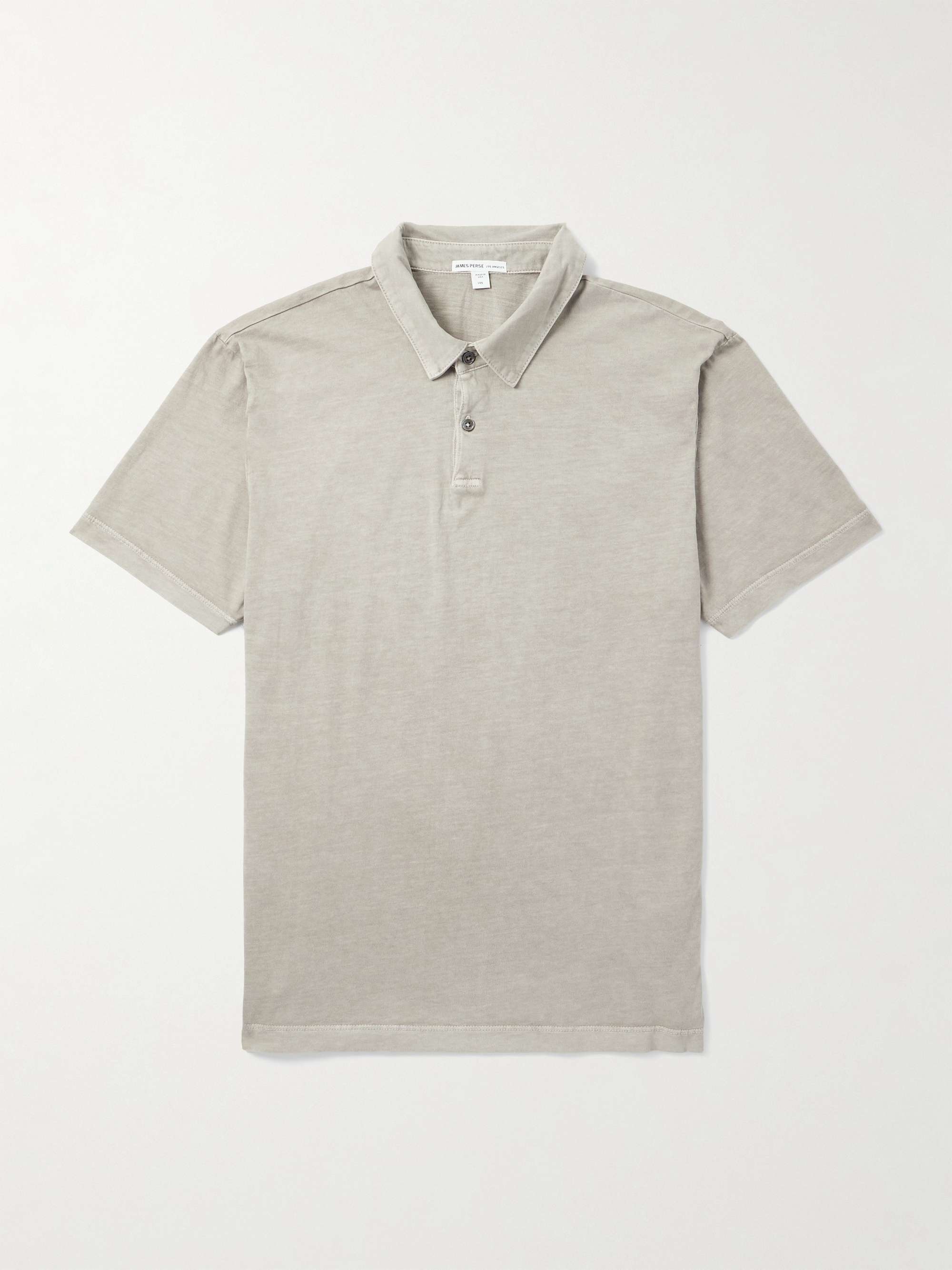 JAMES PERSE Supima Cotton-Jersey Polo Shirt