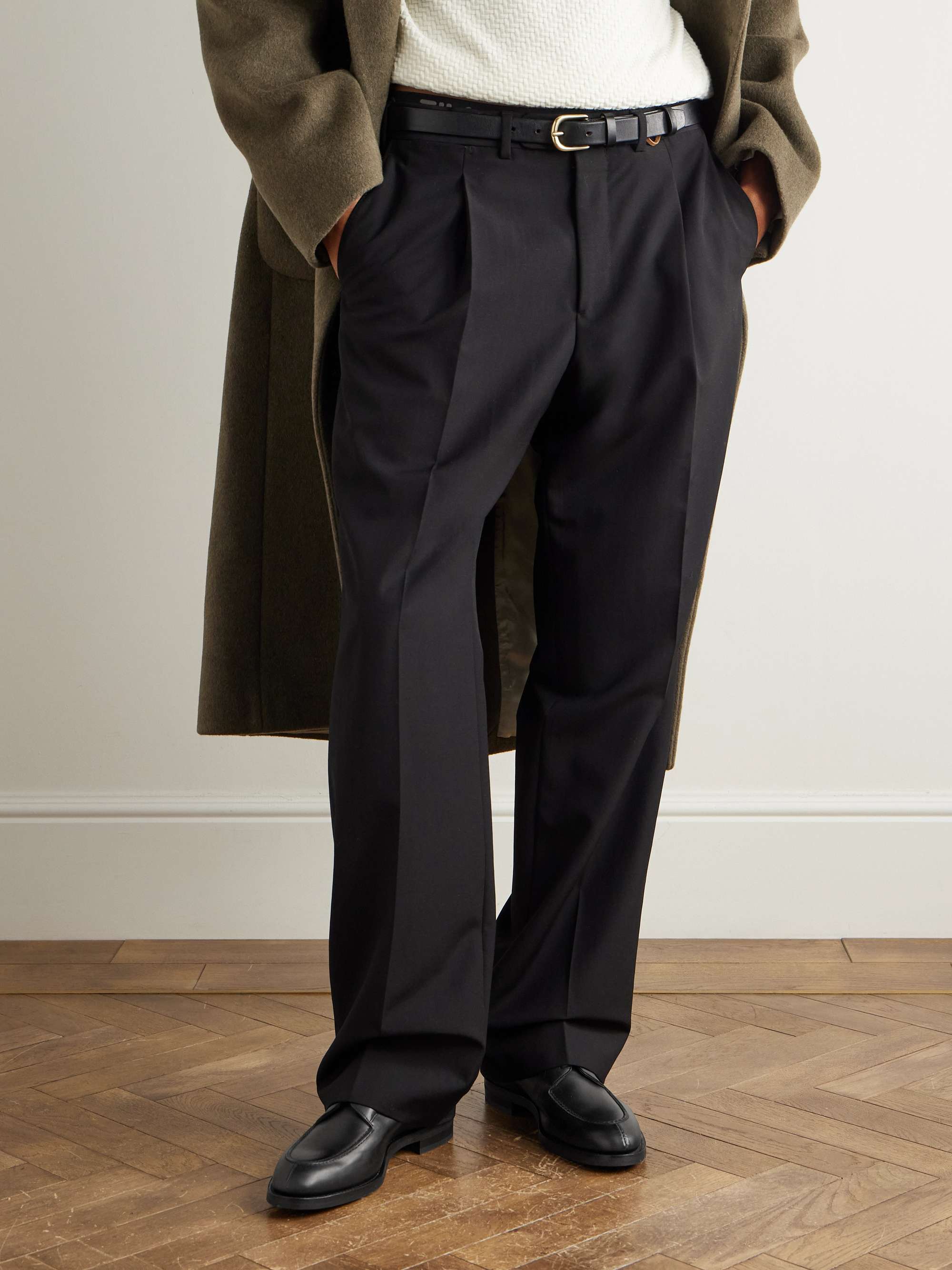 EDWARD GREEN Dover Leather Derby Shoes