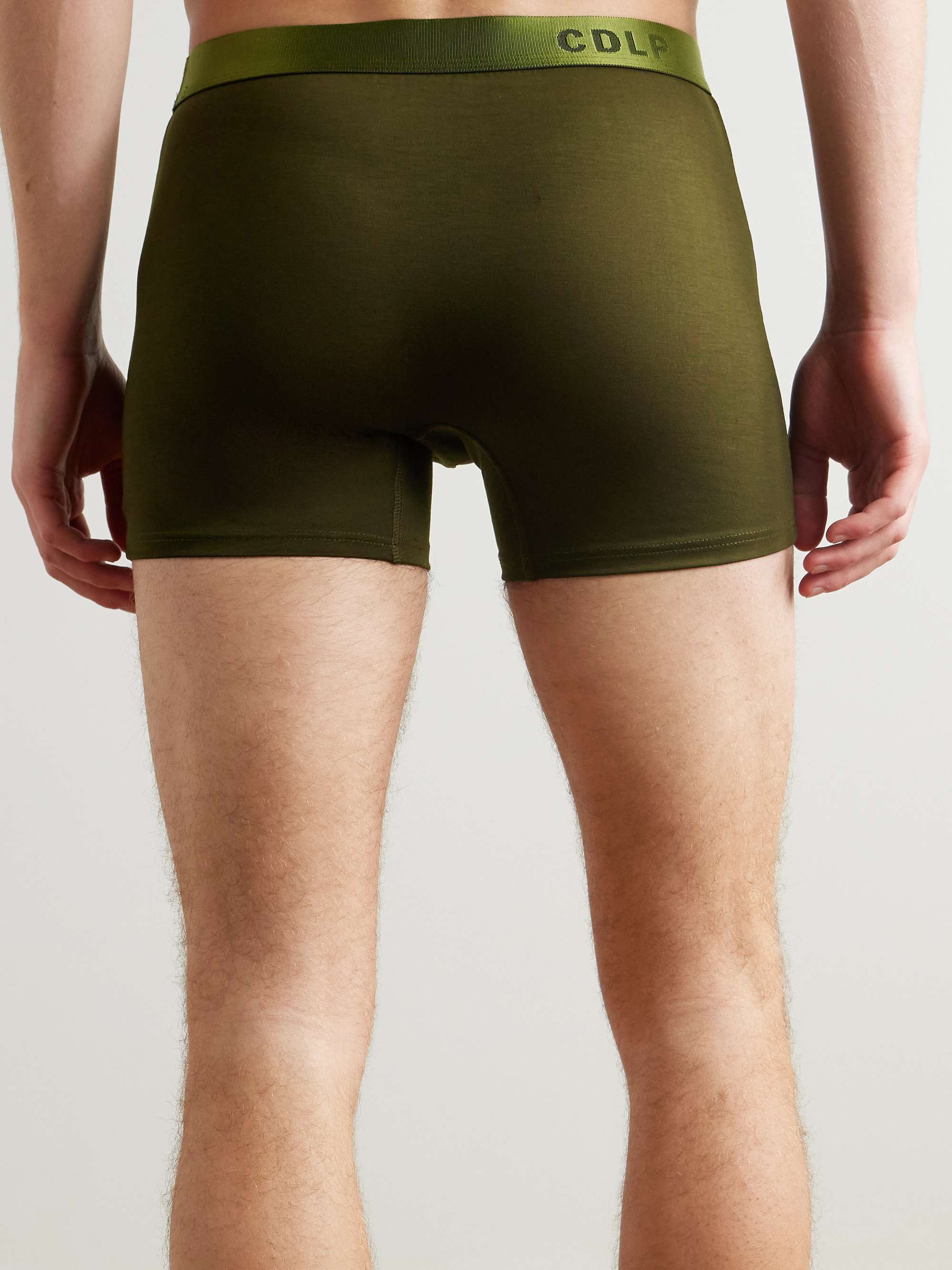 CDLP Three-Pack Stretch-Lyocell Boxer Briefs