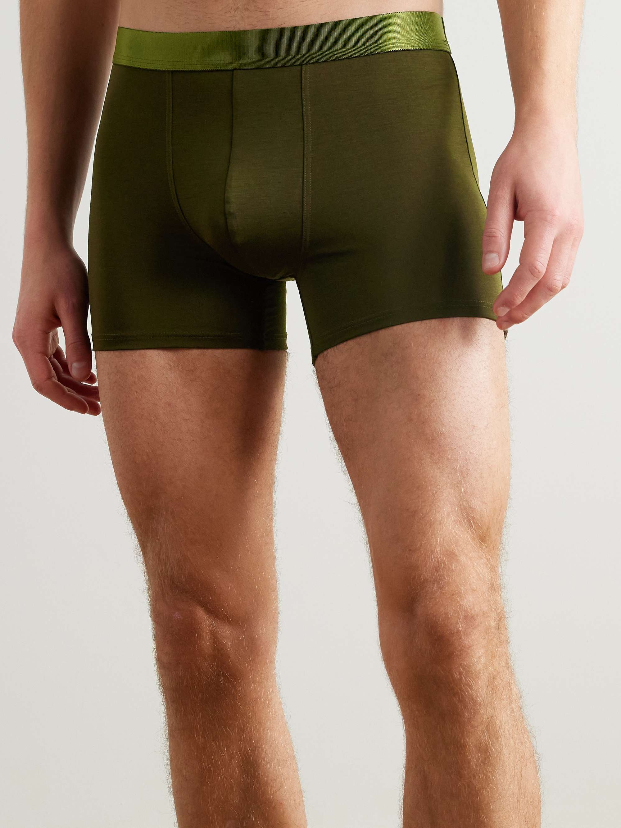 CDLP Three-Pack Stretch-Lyocell Boxer Briefs