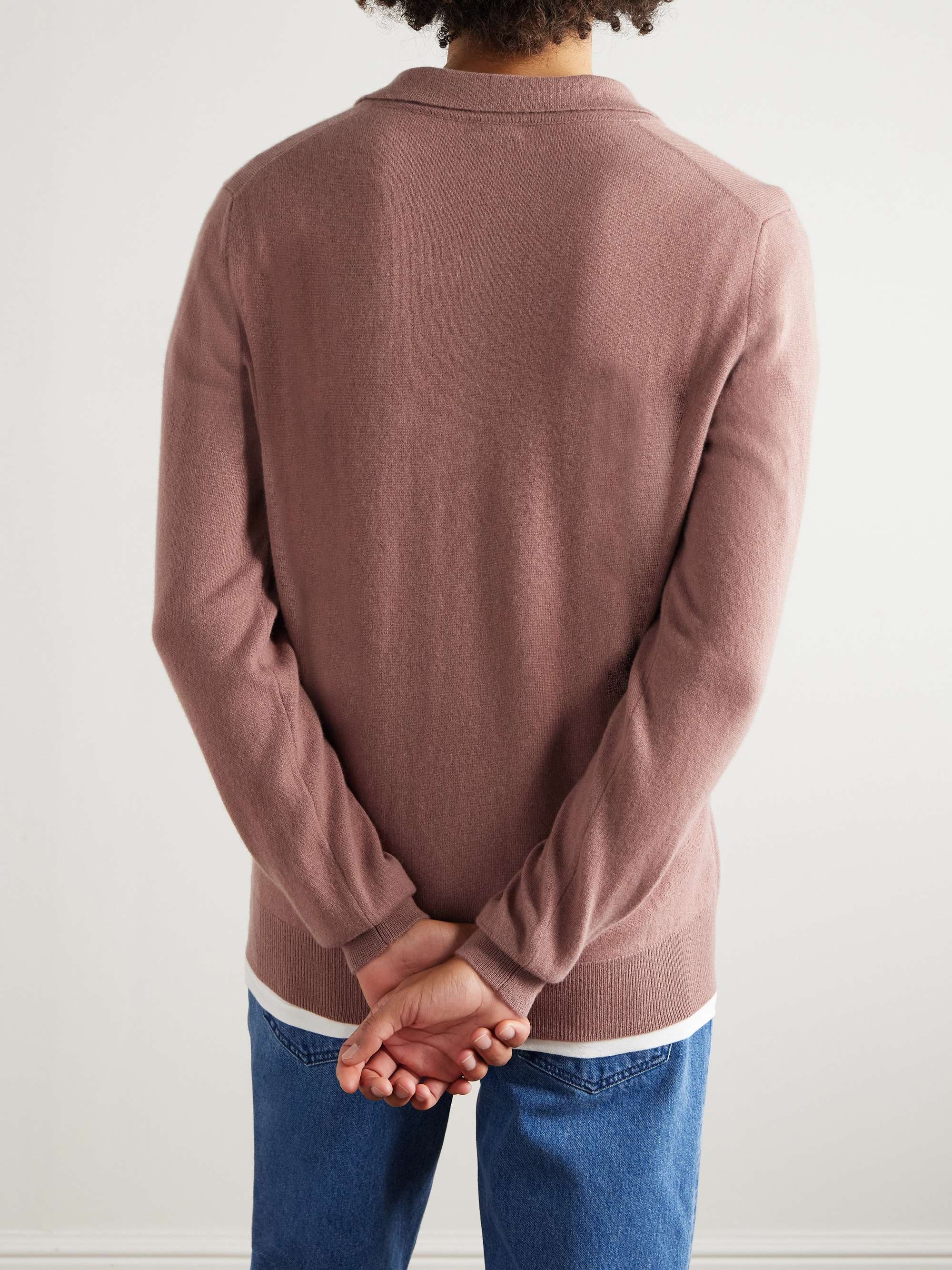 GHIAIA CASHMERE Cashmere Polo Shirt